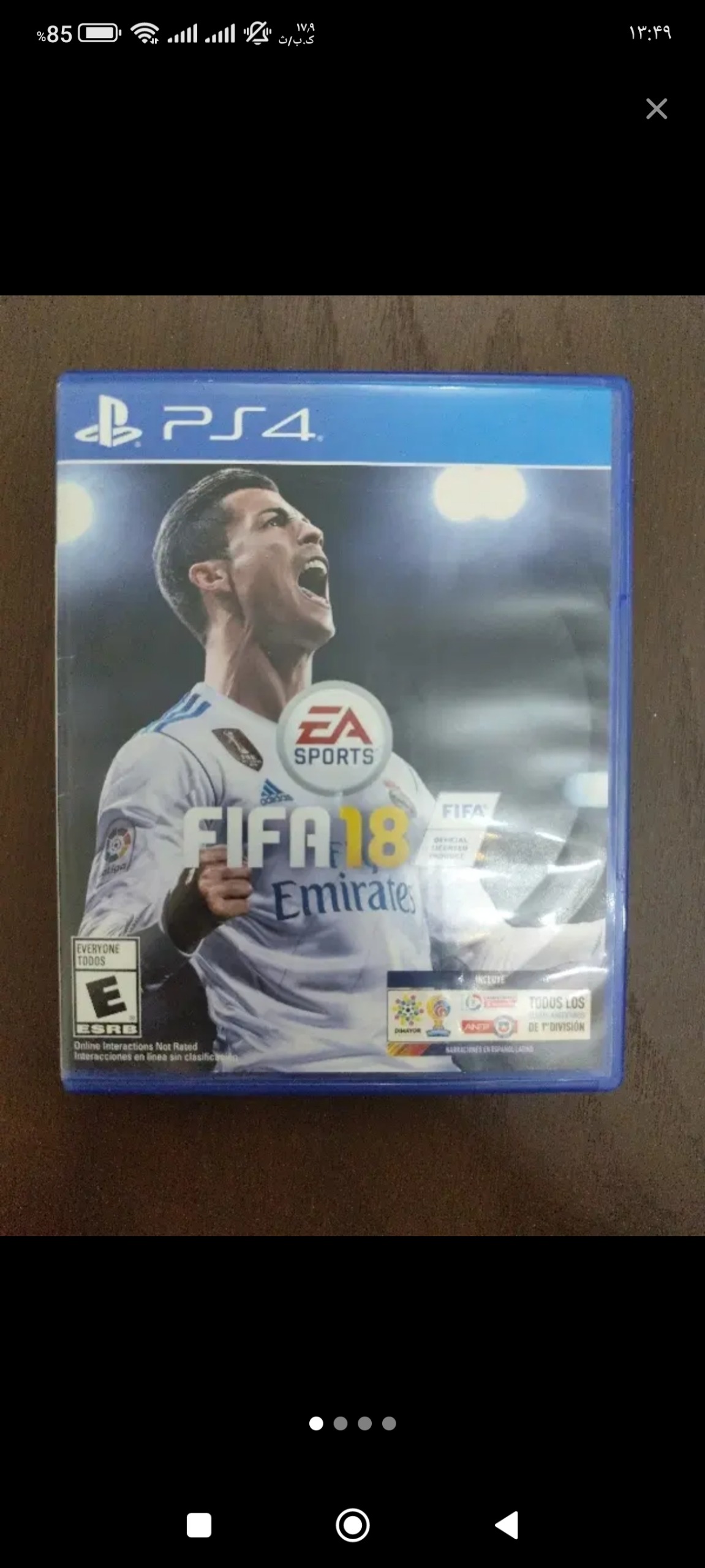 دیسک بازی FIFA 18 مناسب PS4 و PS5