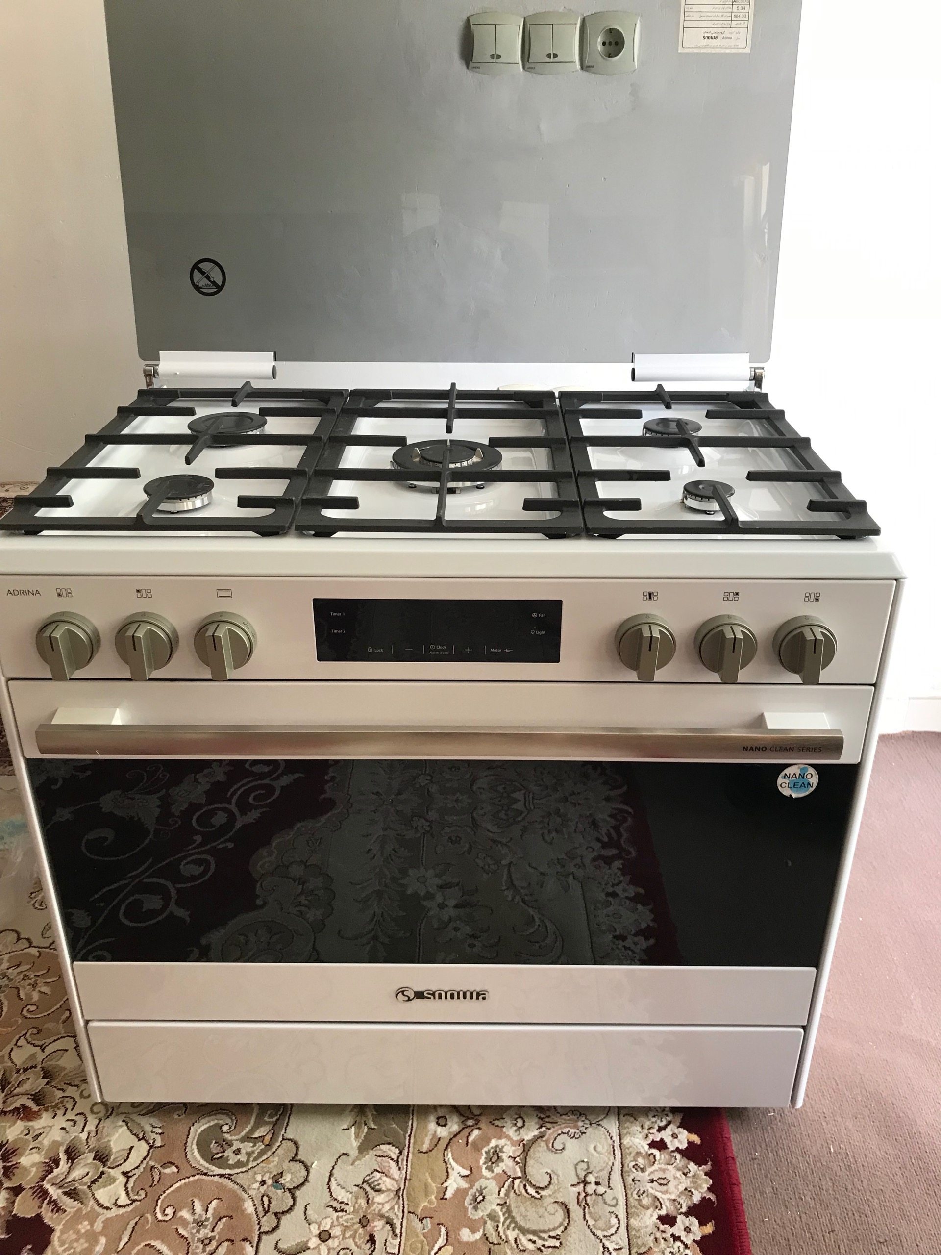 اجاق گاز فر دار اسنوا