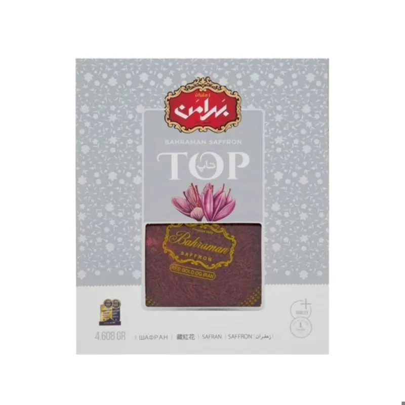 زعفران بهرامن یک مثقالی سری تاپ کتابی