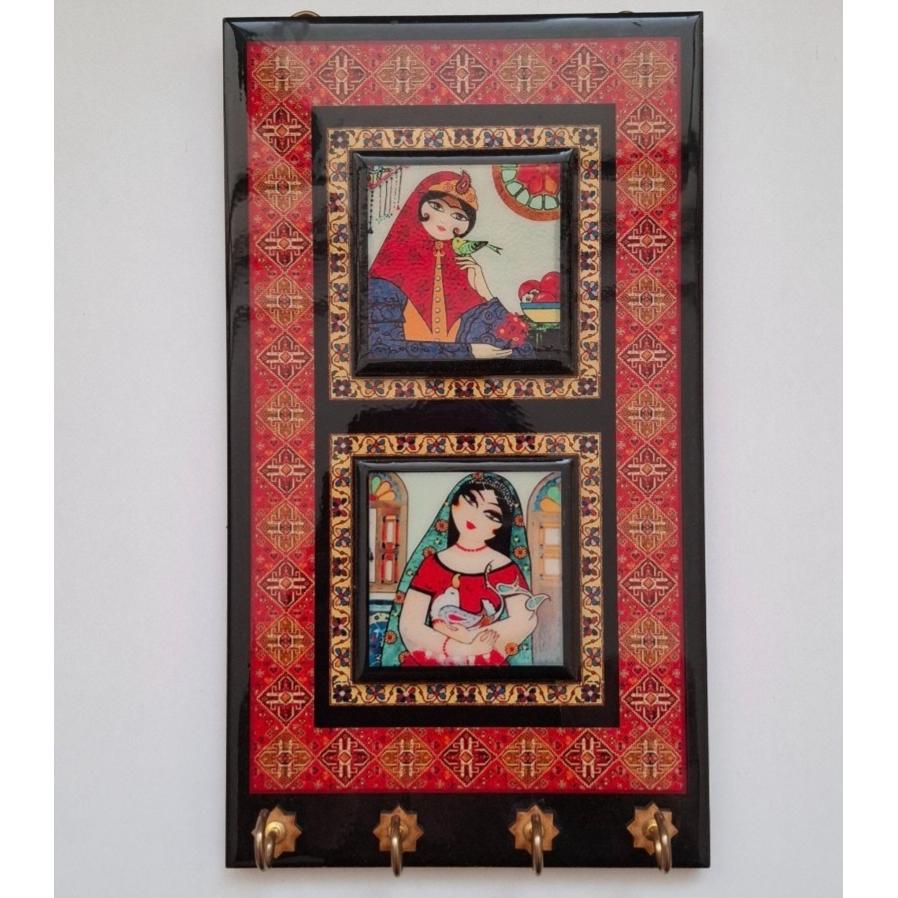 جاکلیدی دیواری طرح خاتون