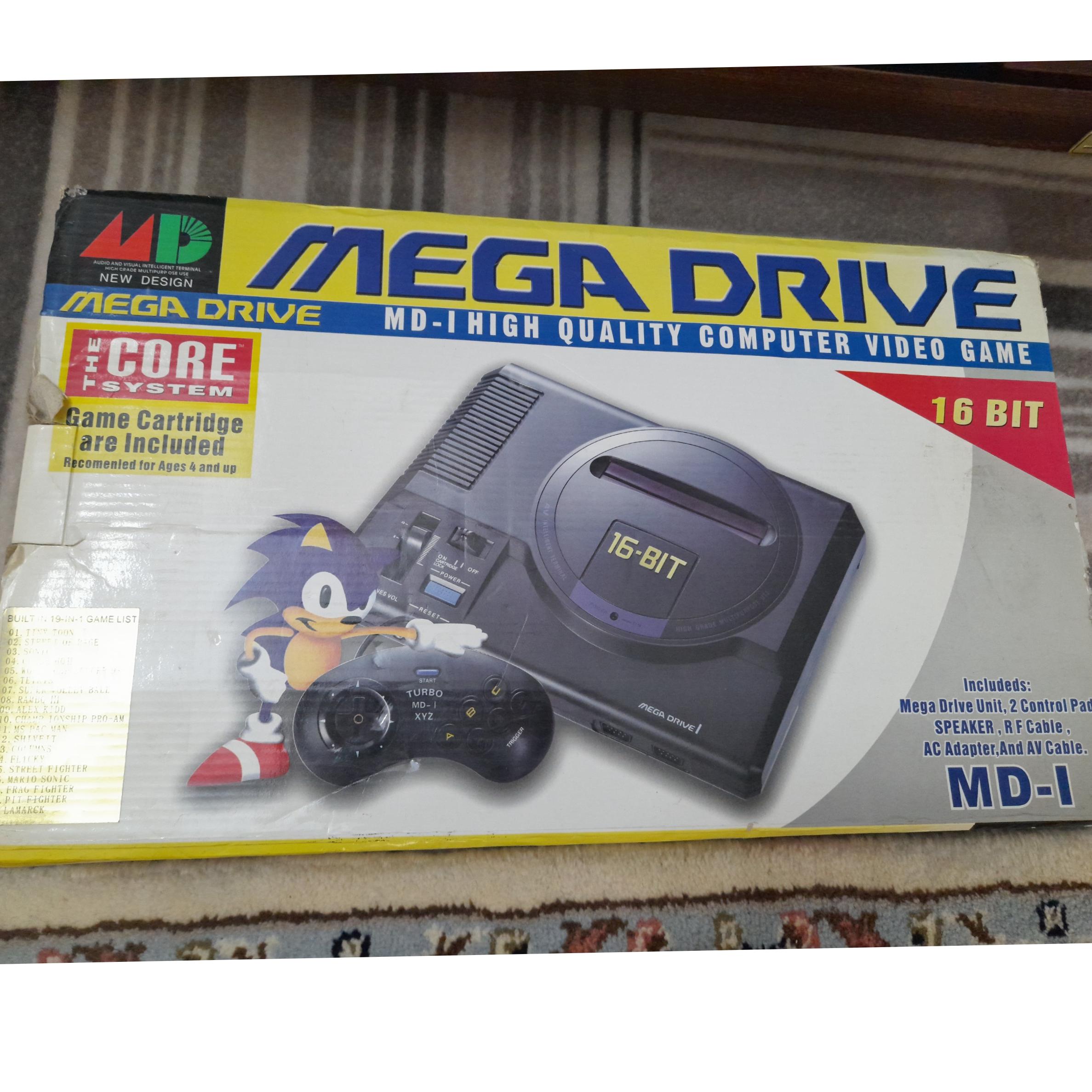سگا 16 بیت همراه کارتن
