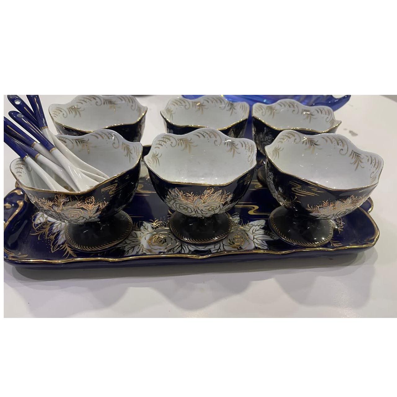 بستنی خوری گل برجسته چک