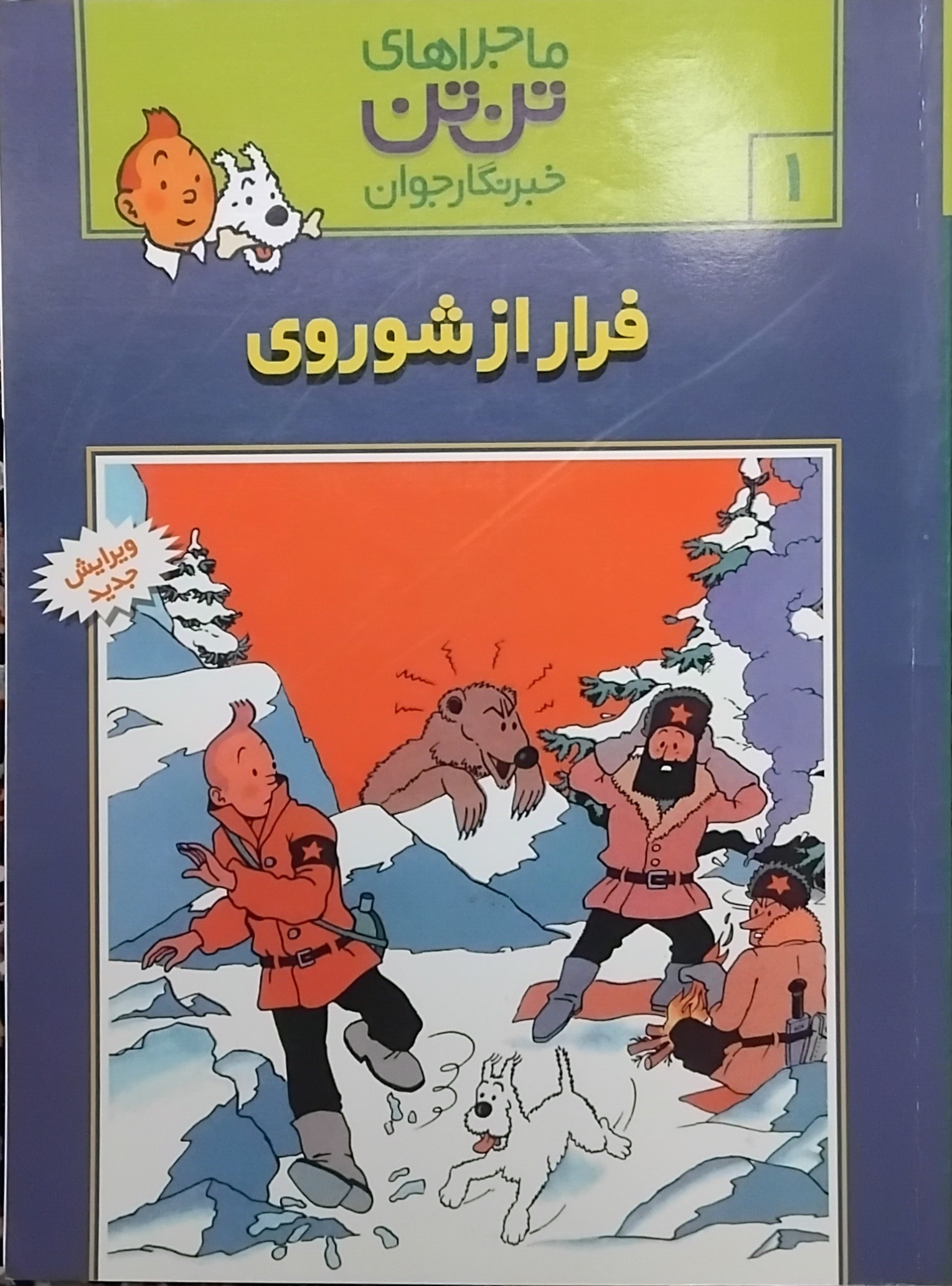 کتاب مصور ماجراهای تن تن(جلداول)
