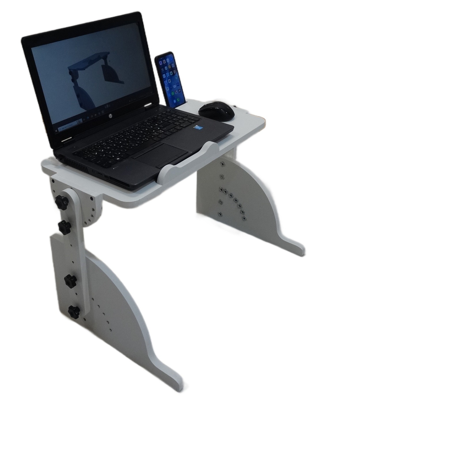میز لپ تاپ وتحریر قابل تنظیم فن دار مدل PAYA-002