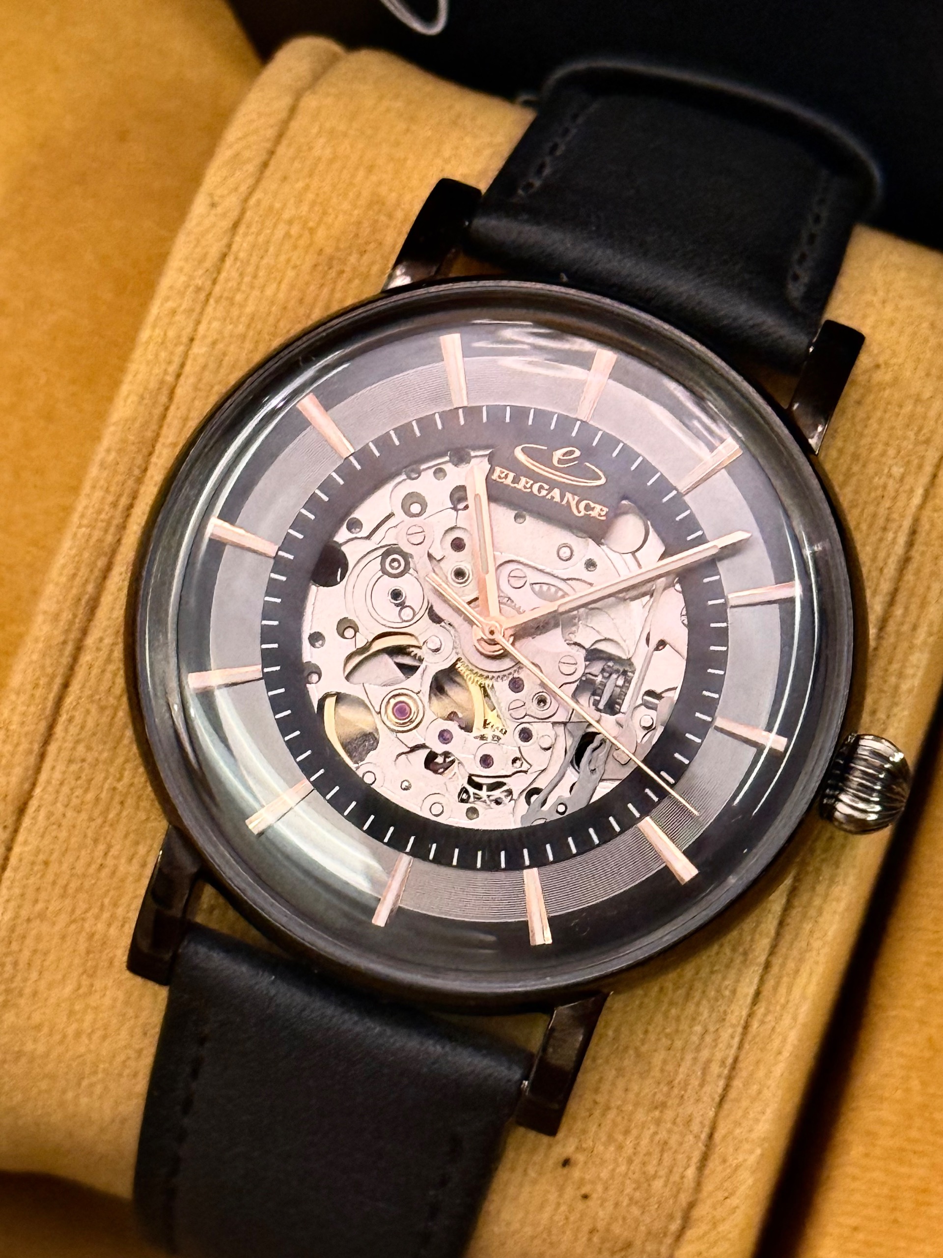 ساعت اورجینال اسکلتون از برند الگانس