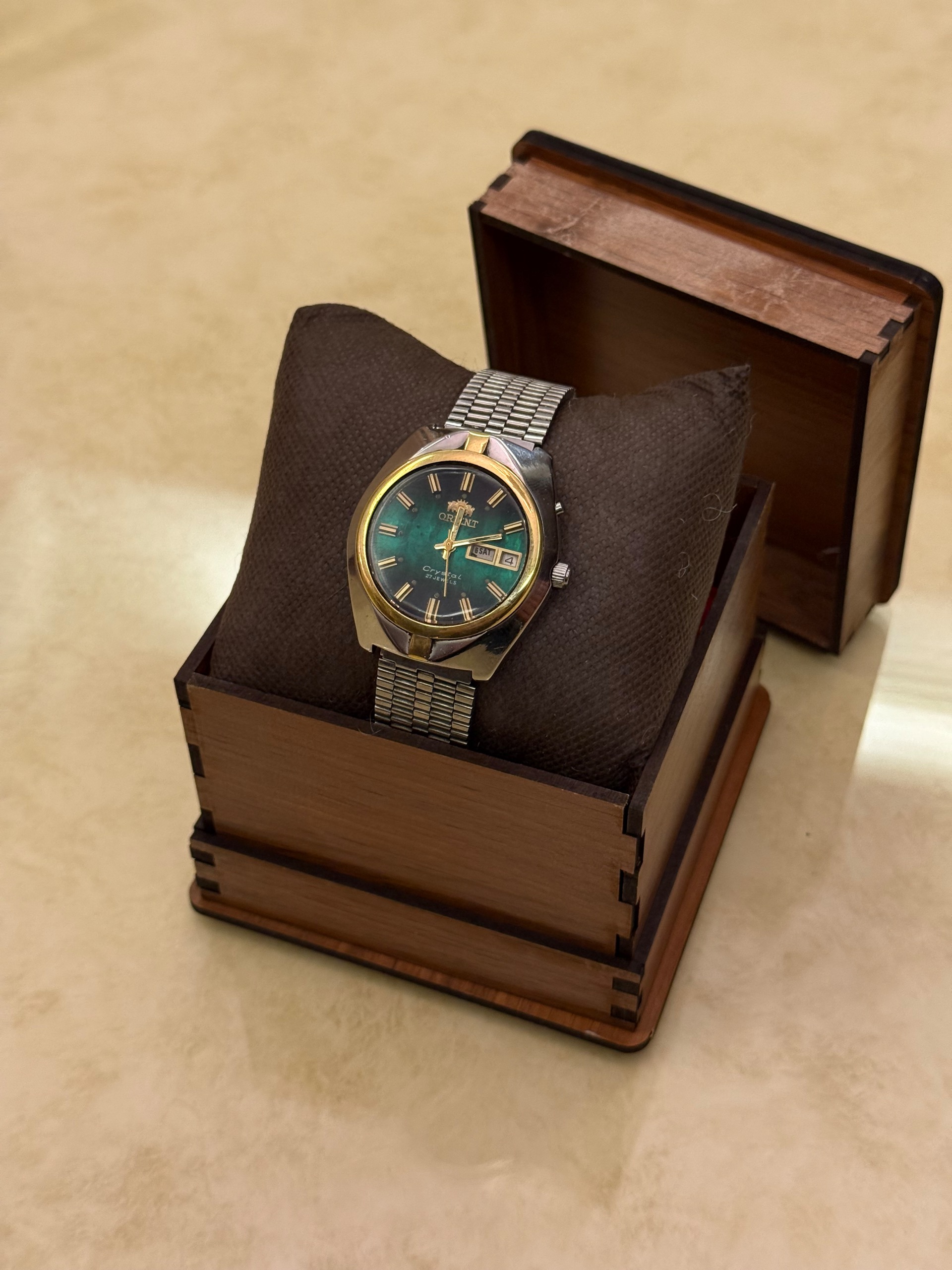 ساعت اورجینال اورینت صفحه صدف