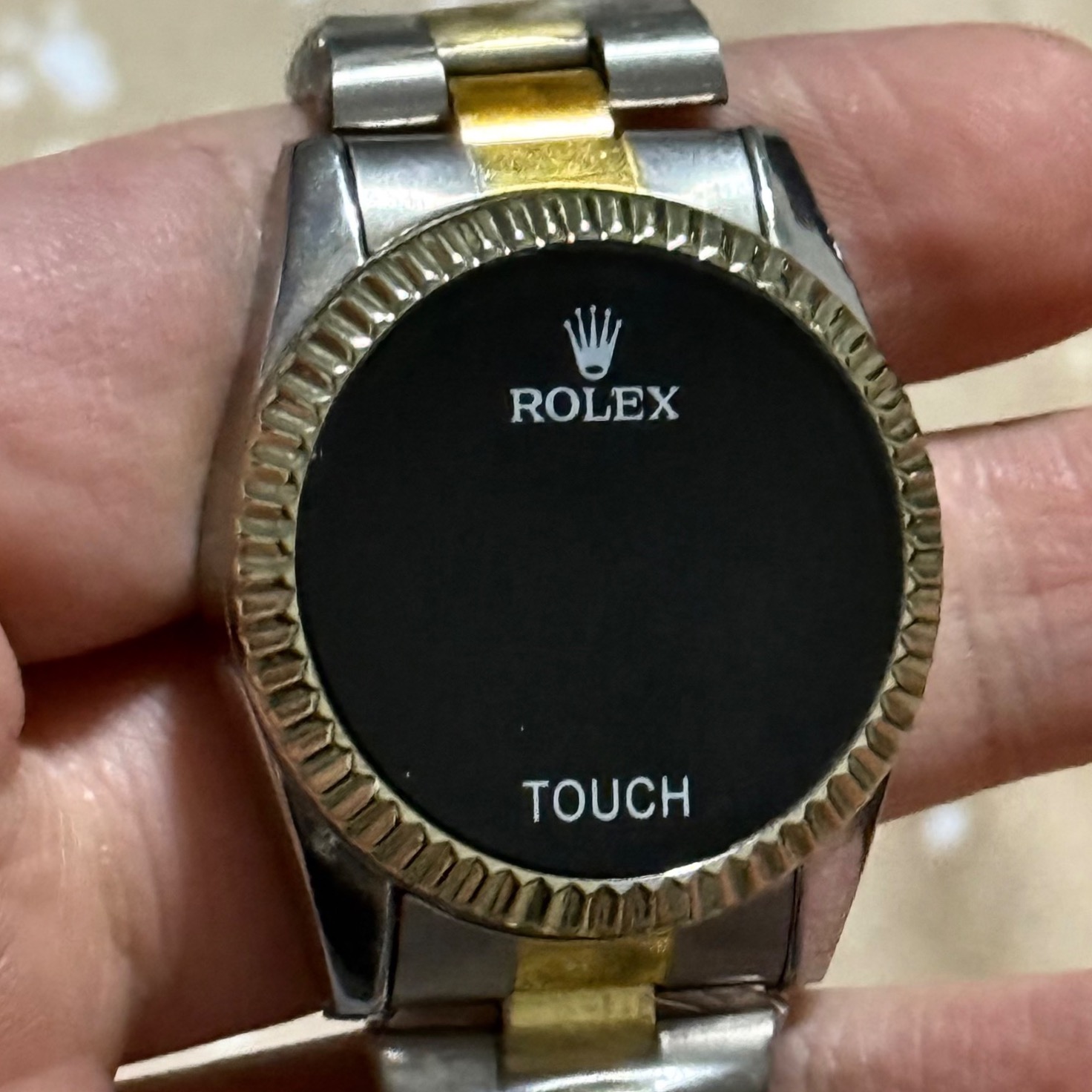 ساعت دیجیتال طرح رولکس آک