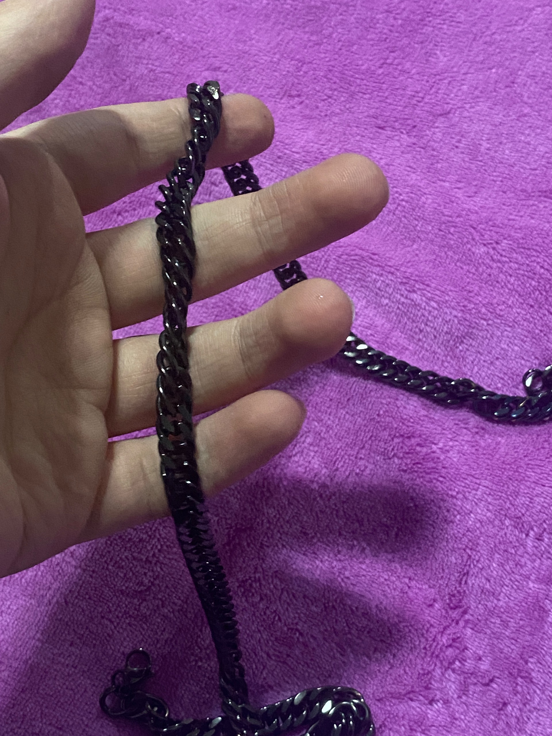 زنجیر کارتیه مشکی بزرگ