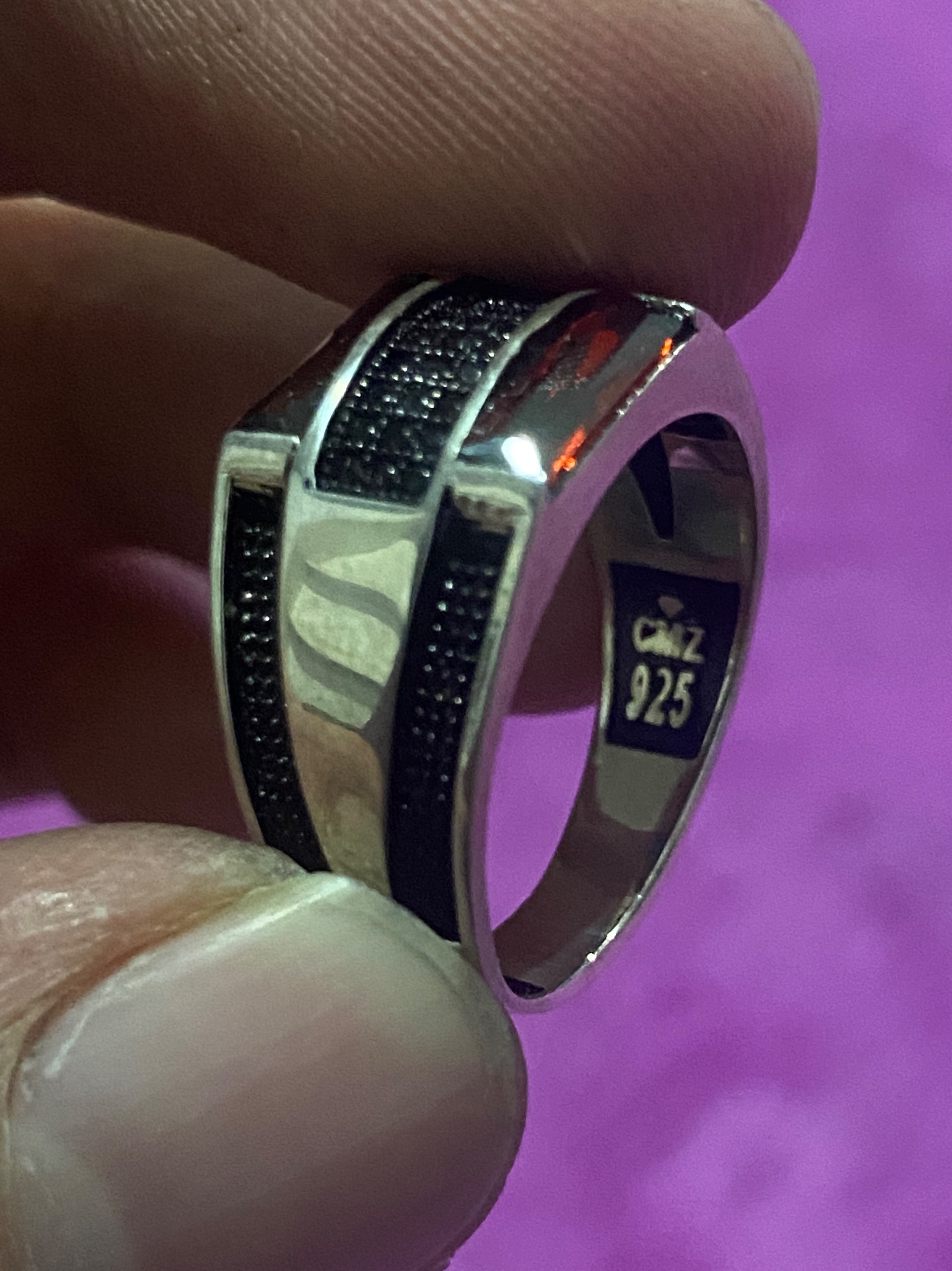 انگشتر نقره بسیار شیک