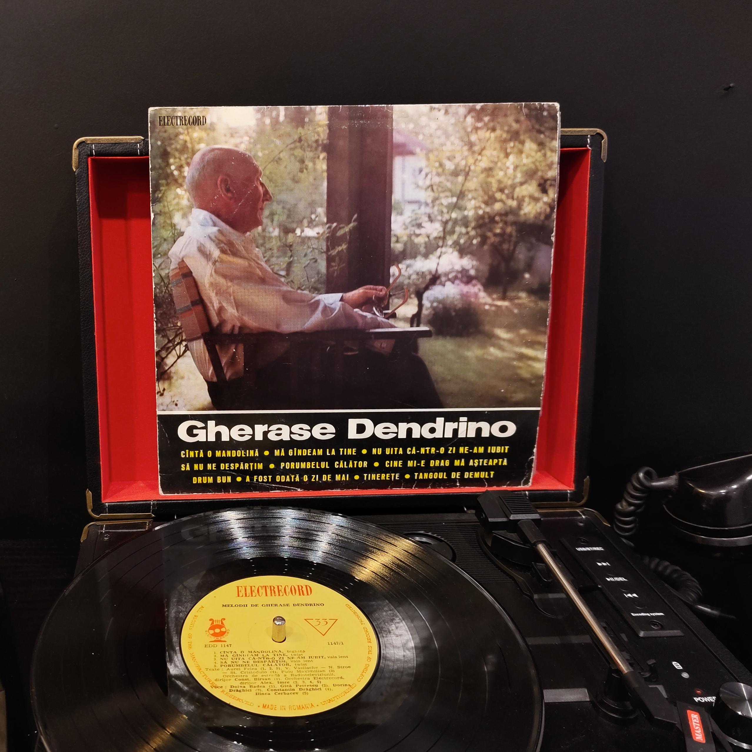 صفحه گرامافون کمیاب Gherase Dendrino