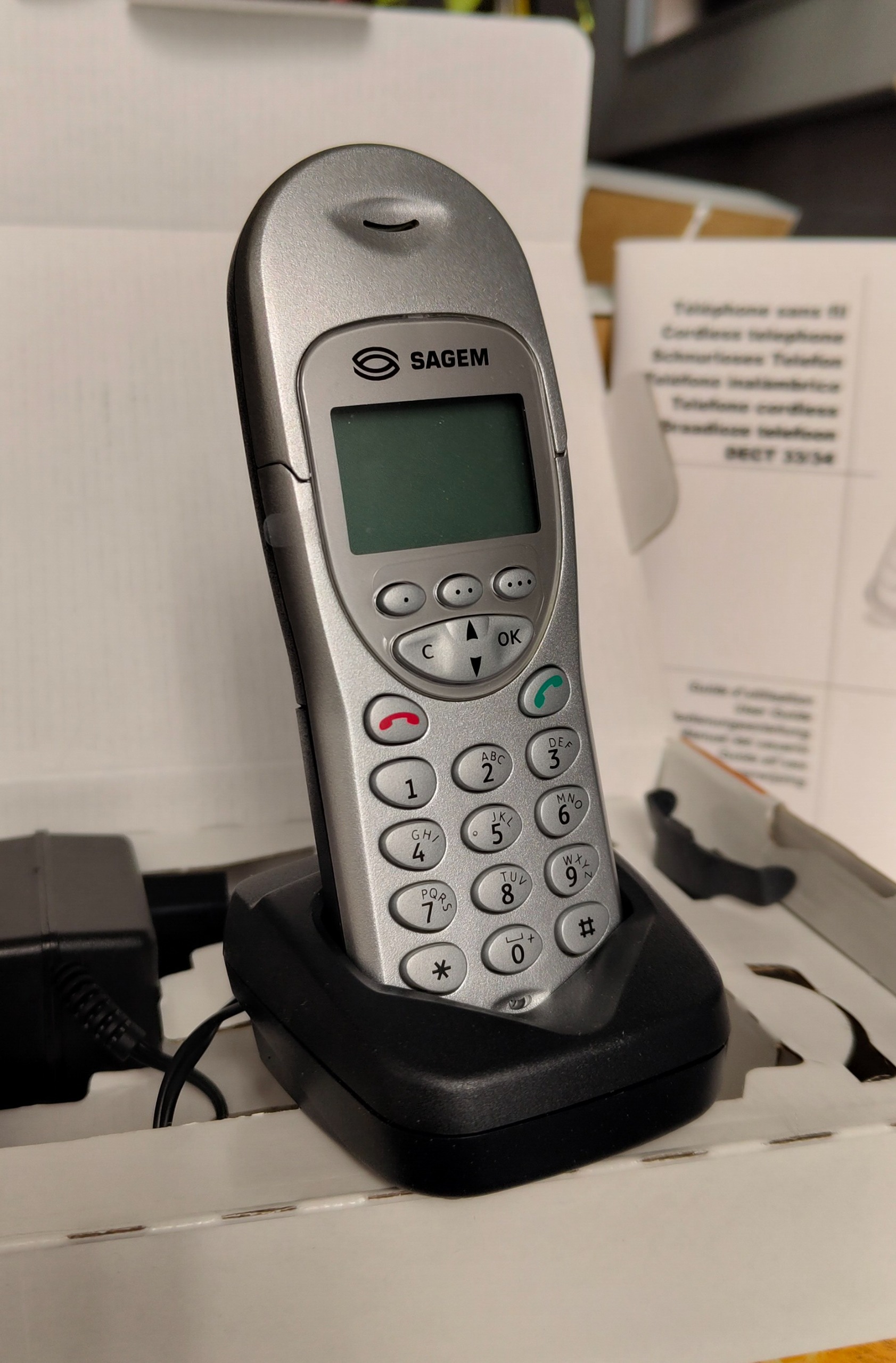 گوشی بی سیم Dect Sagem آکبند