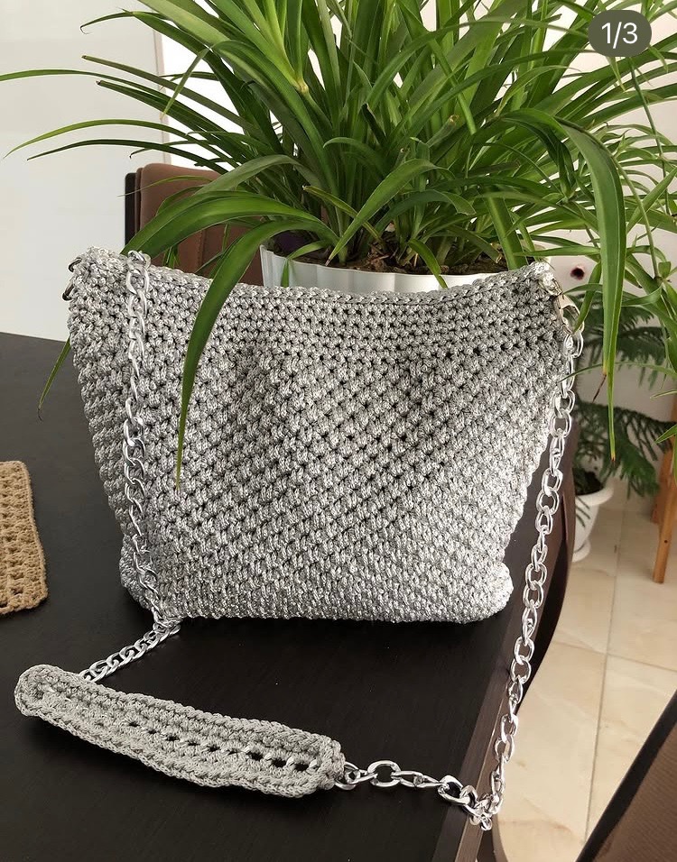 کیف مکرومه بافی