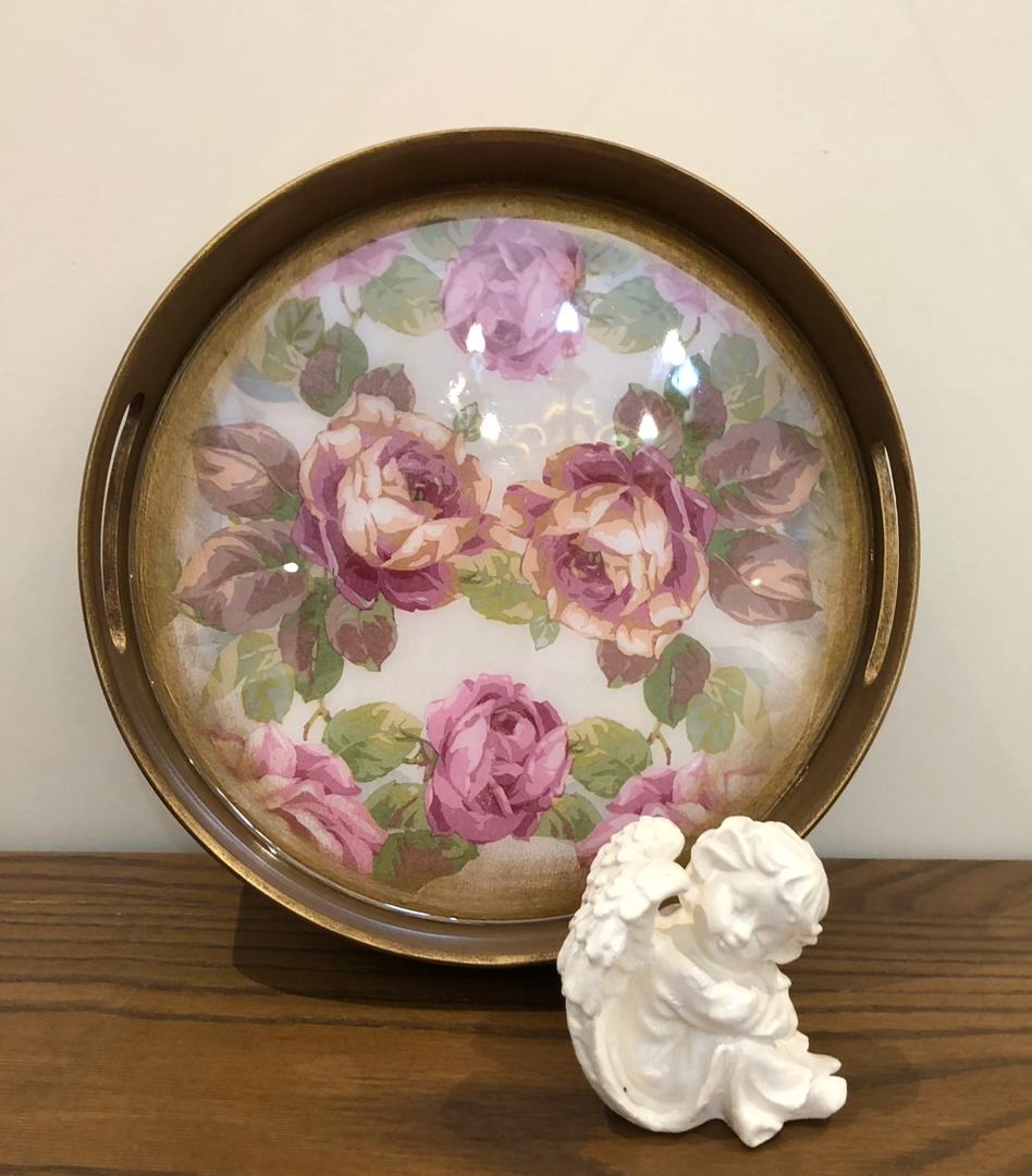 سینی دست ساز رزینی