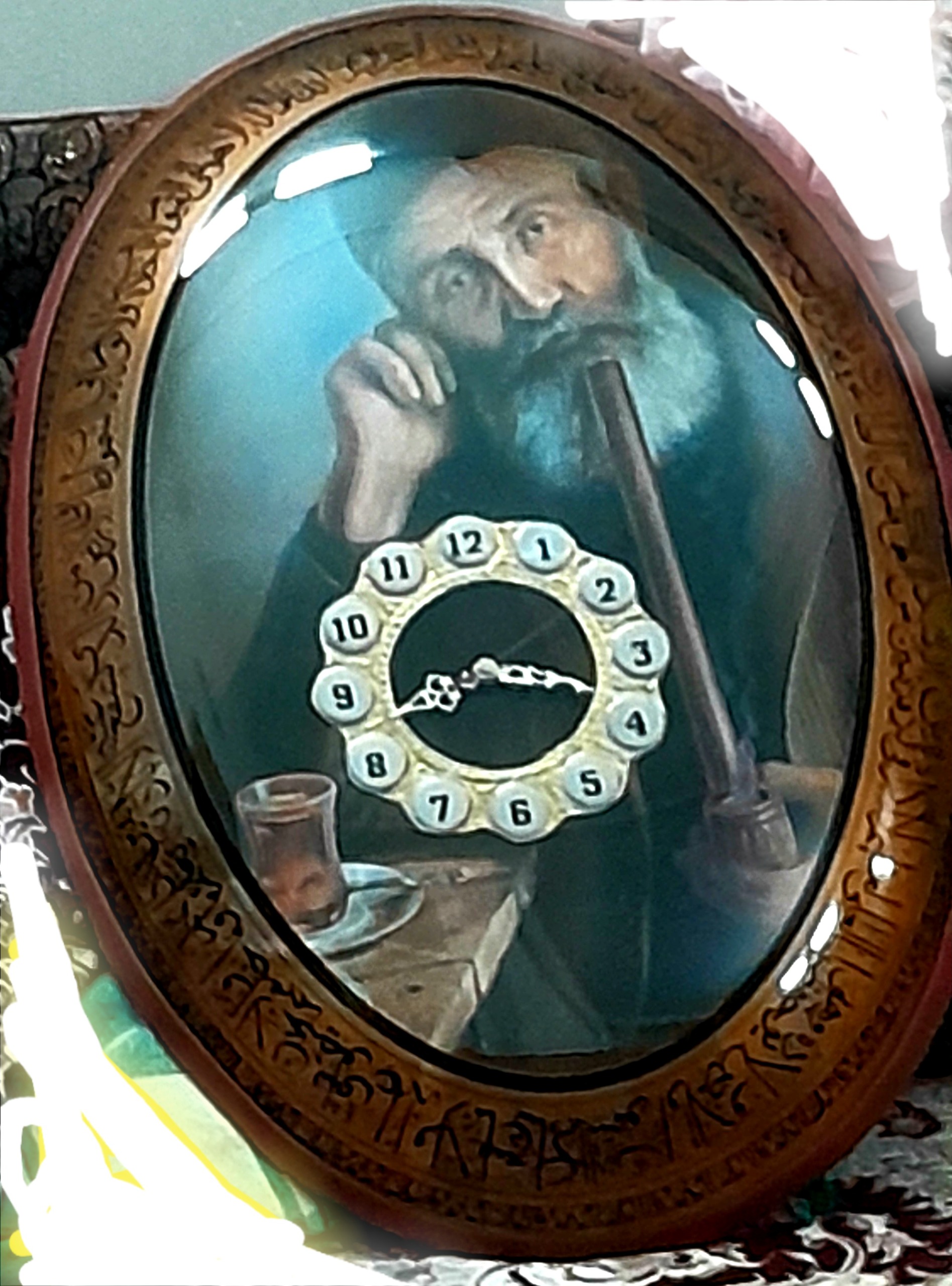 ساعت دیواری نیم متری