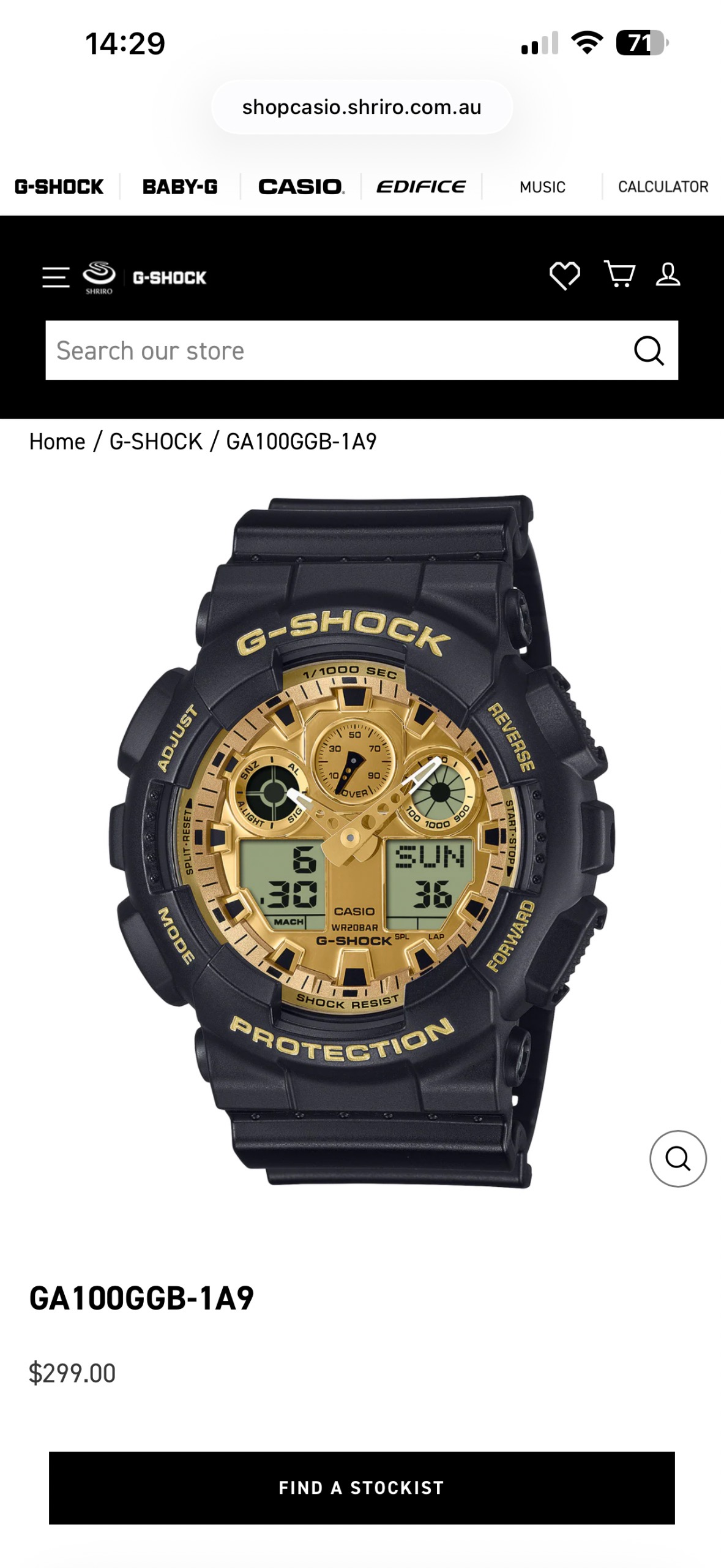 ساعت جی شاک اصل G-Shock