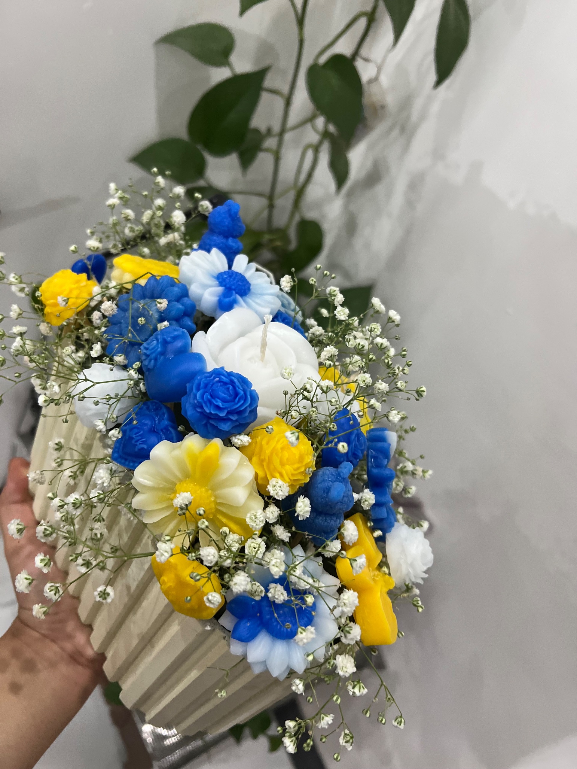 باکس گل شمع