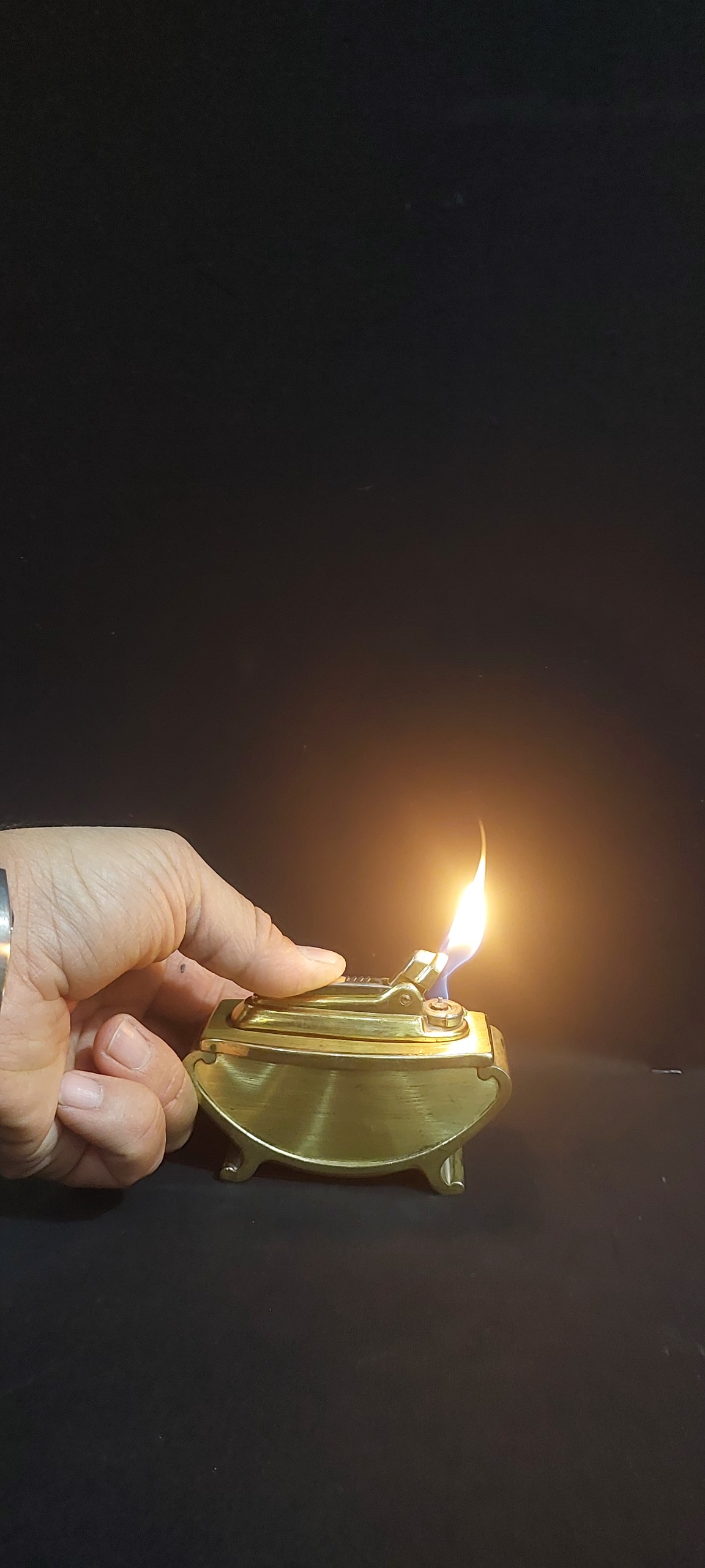 فندک رومیزی انگلیسی قدیمی