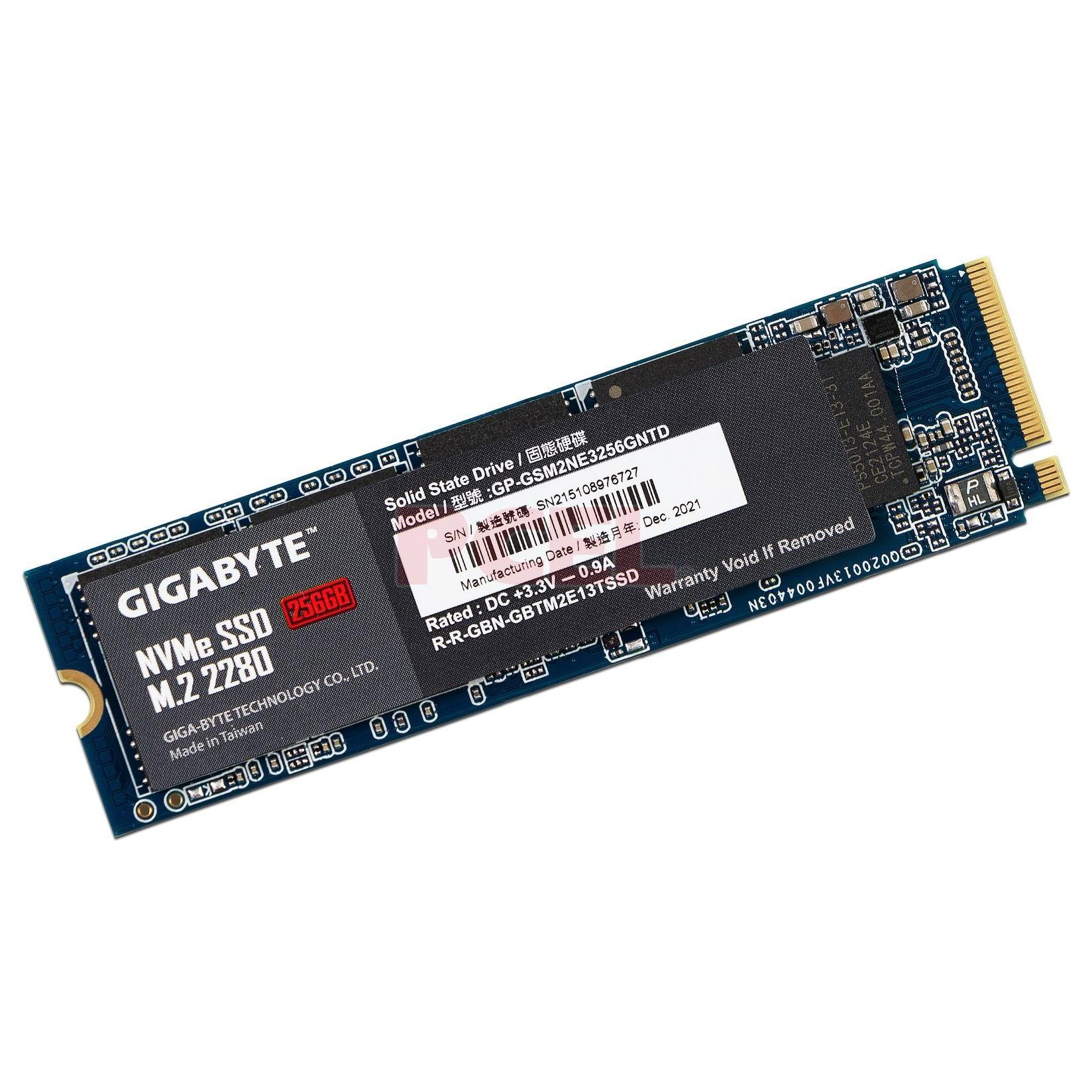 اس اس دی NVMe گیگابایت ظرفیت 256 گیگابایت