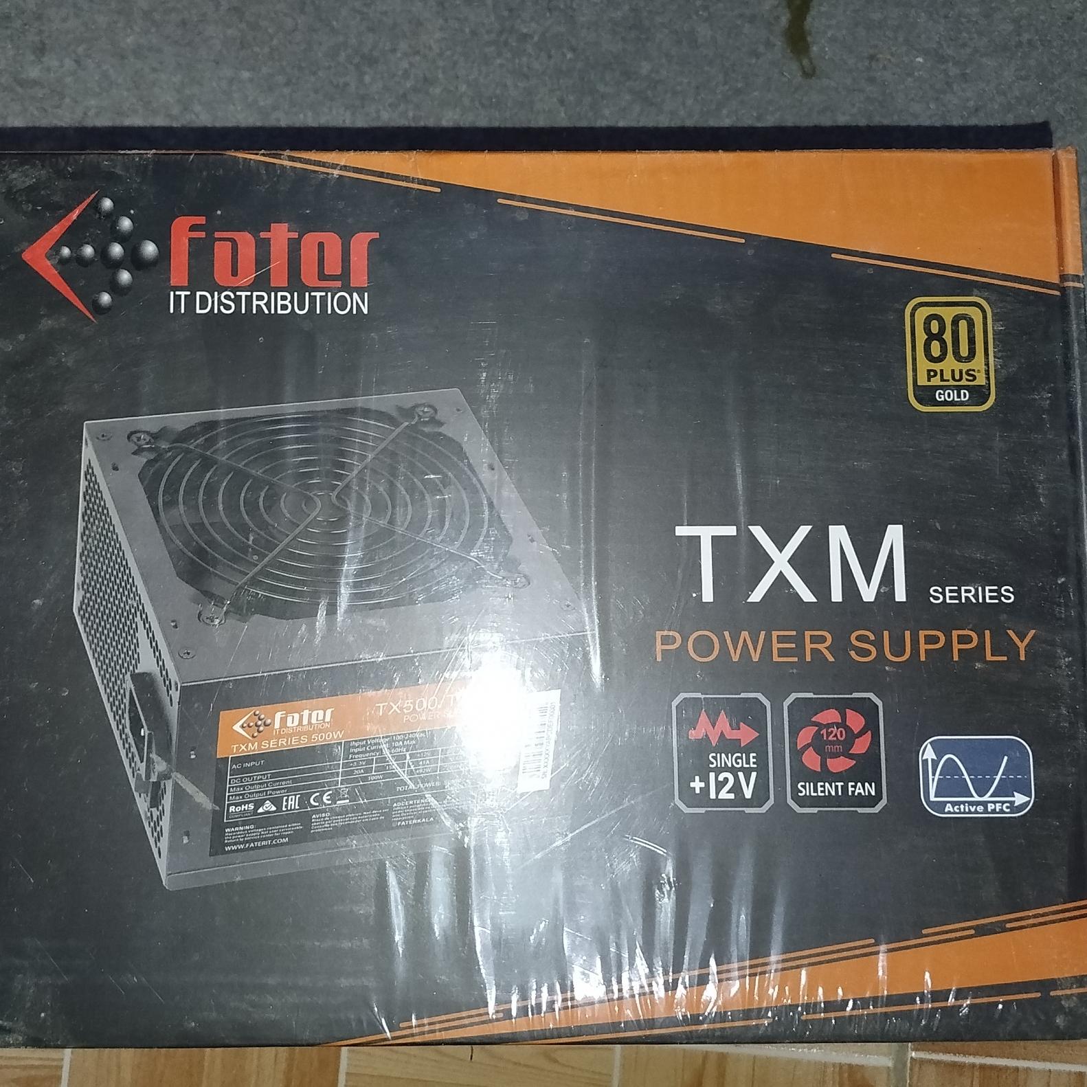 پاور فاطر 500 وات مدل TX500 80 GOLD