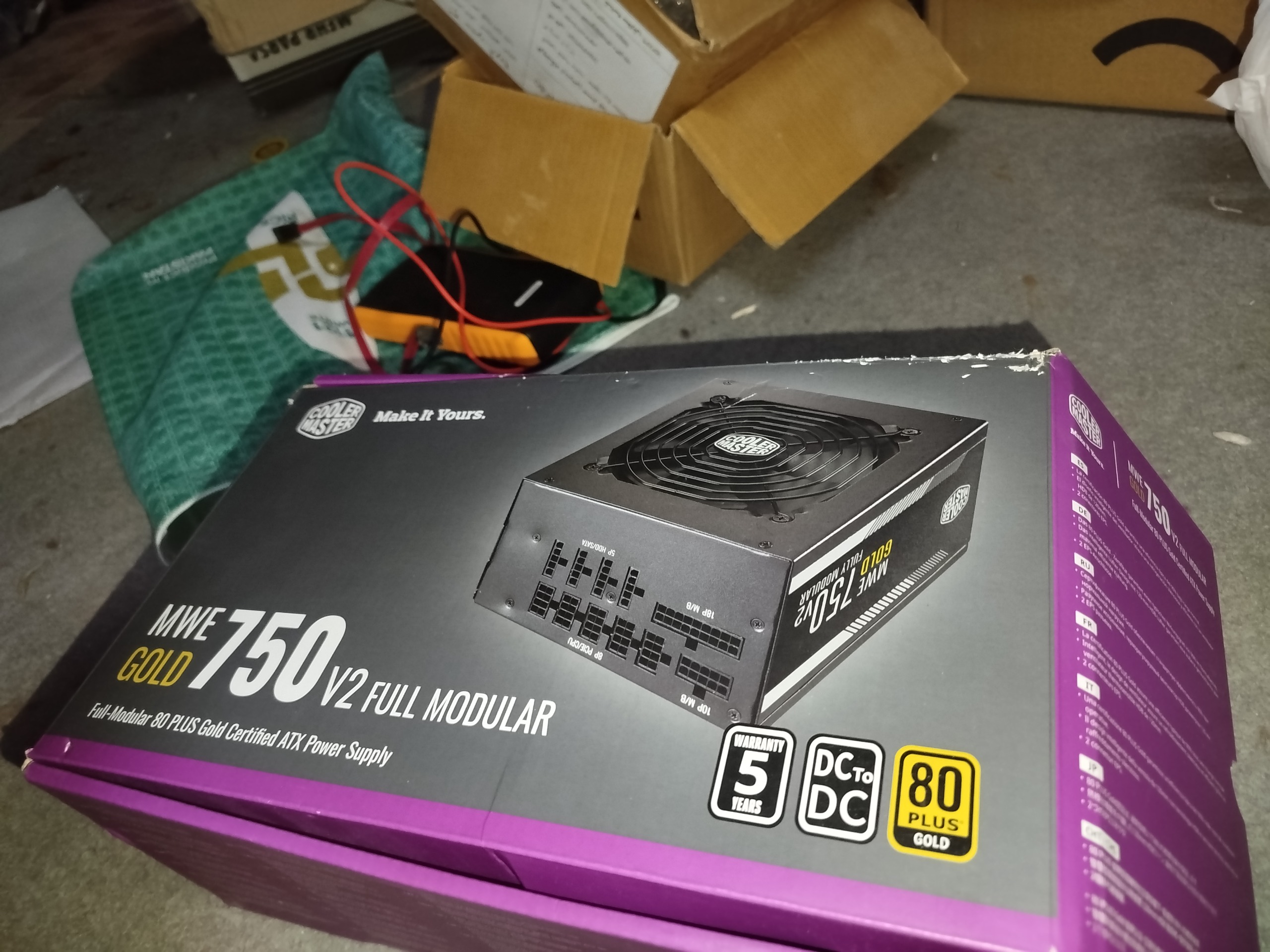 پاور 750 وات COOLER MASTER MWE 750 GOLD