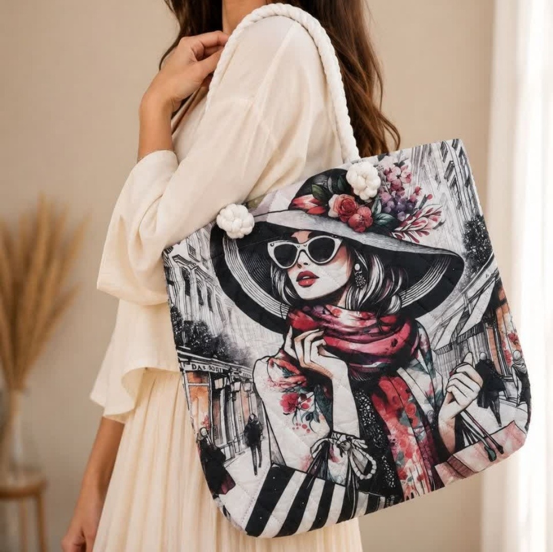 کیف،ساک دستی ،سایزبزرگ ،جادار،ابعاد40×40