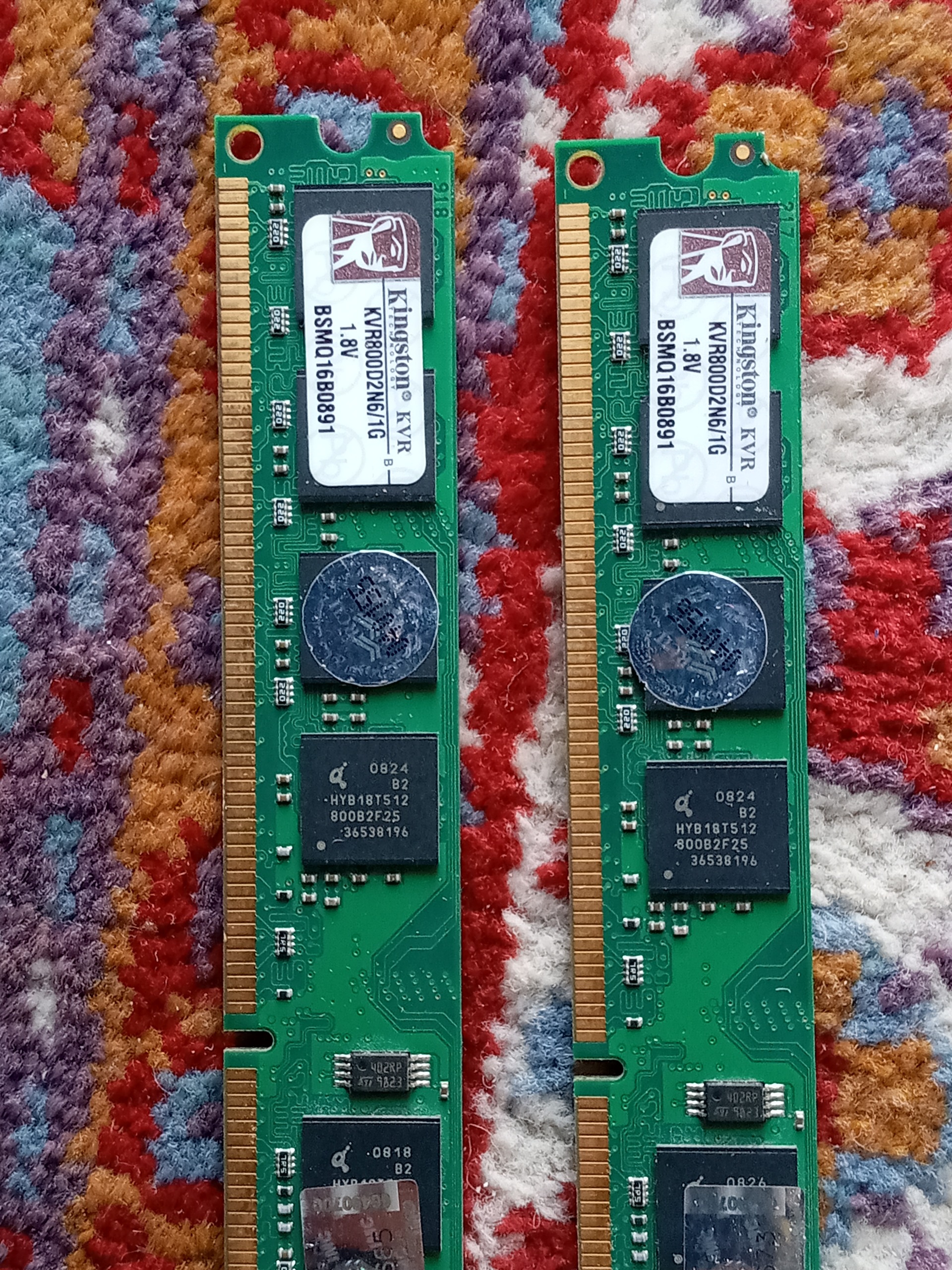 رم رایانه 1گیگ کینگستون ddr2