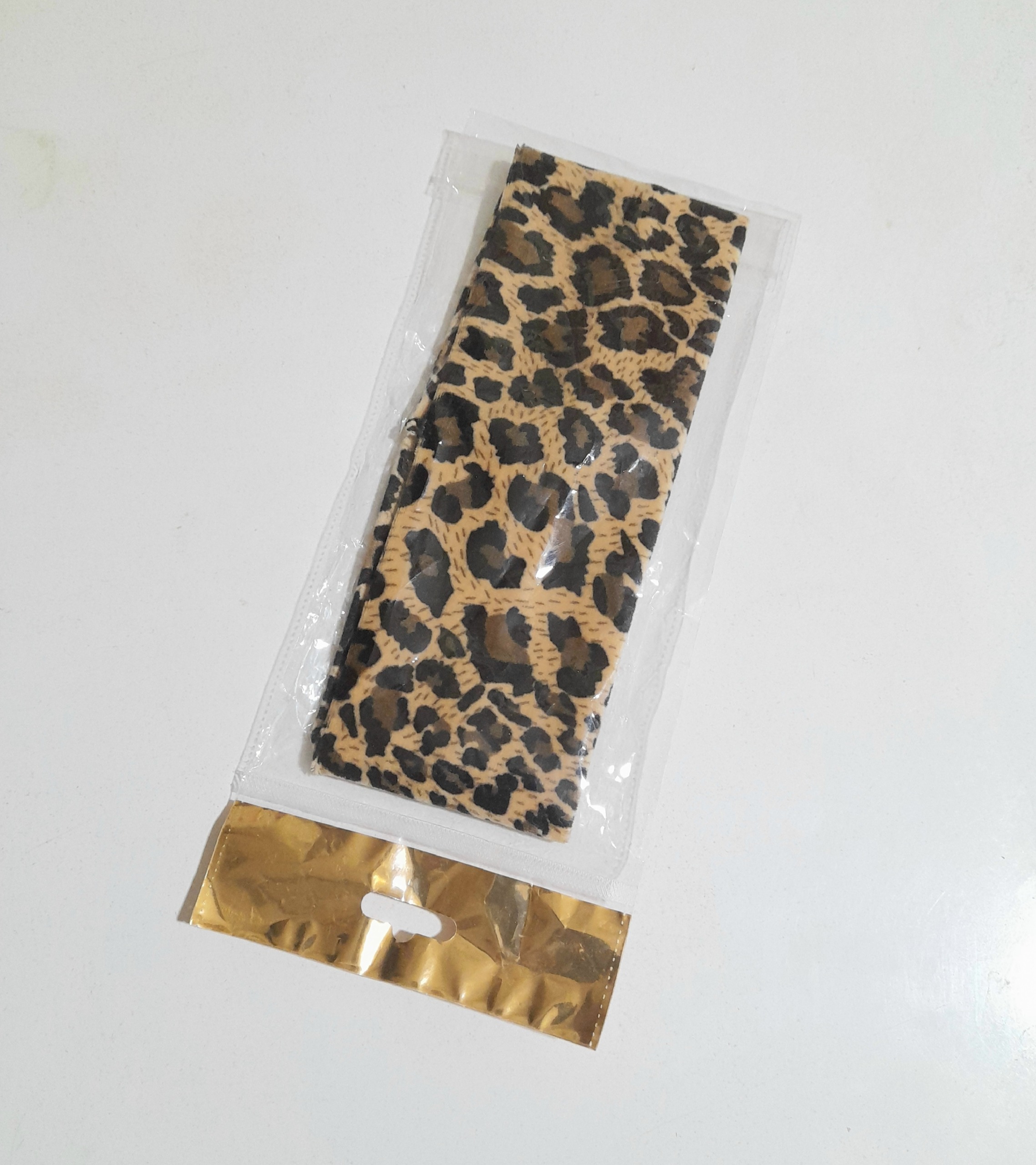 هدبند پوست پلنگی