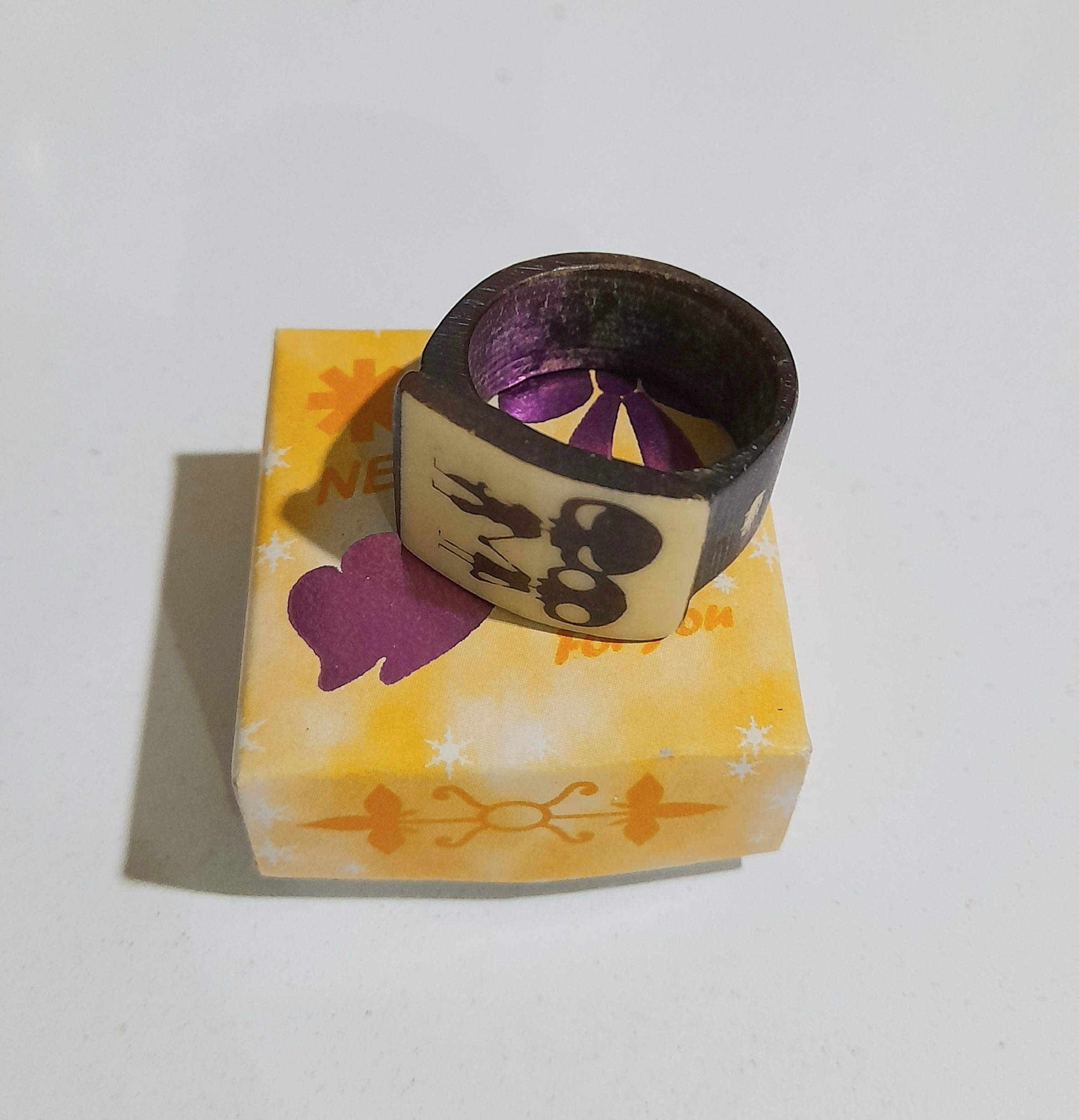 انگشتر چوبی زنانه مردانه