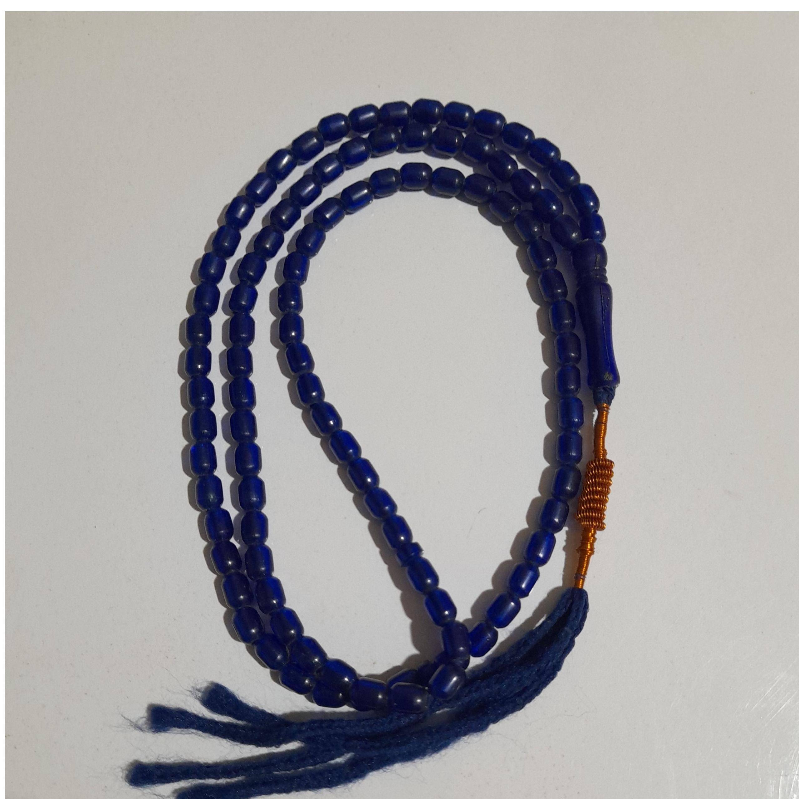 تسبیح زیبا سرمه ای