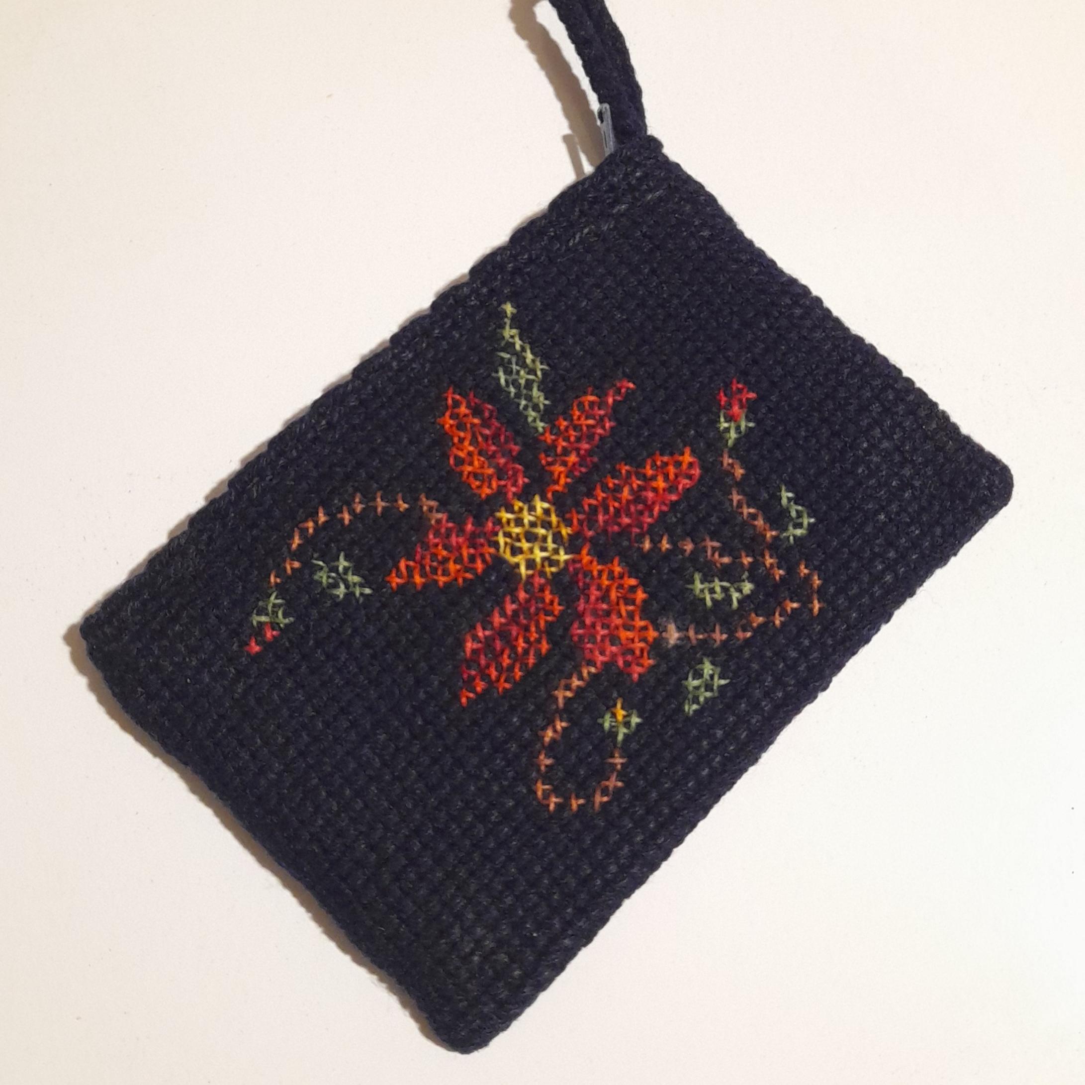 کیف پول زنانه دستبافت