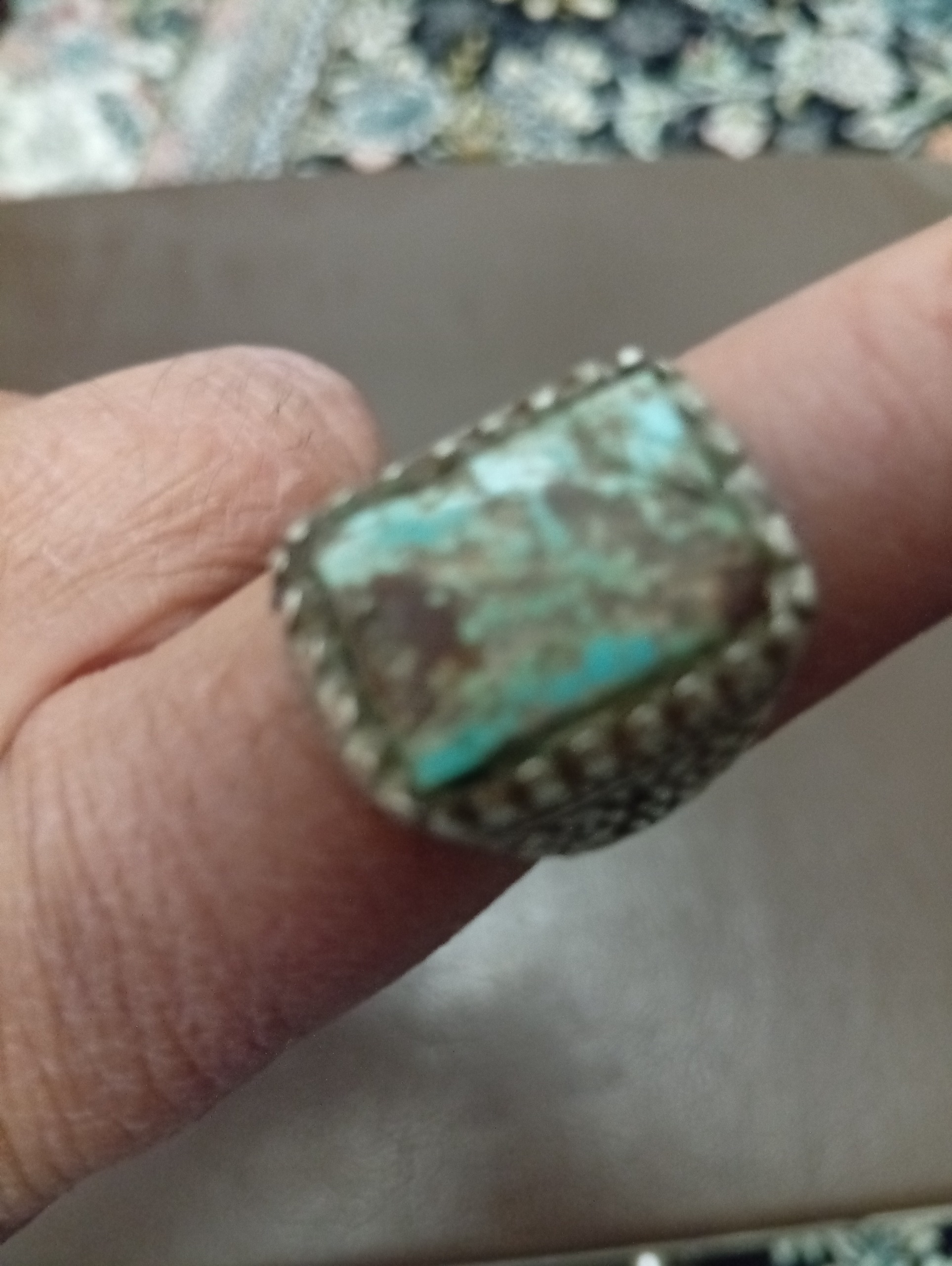 انگشتر نقره فیروزه