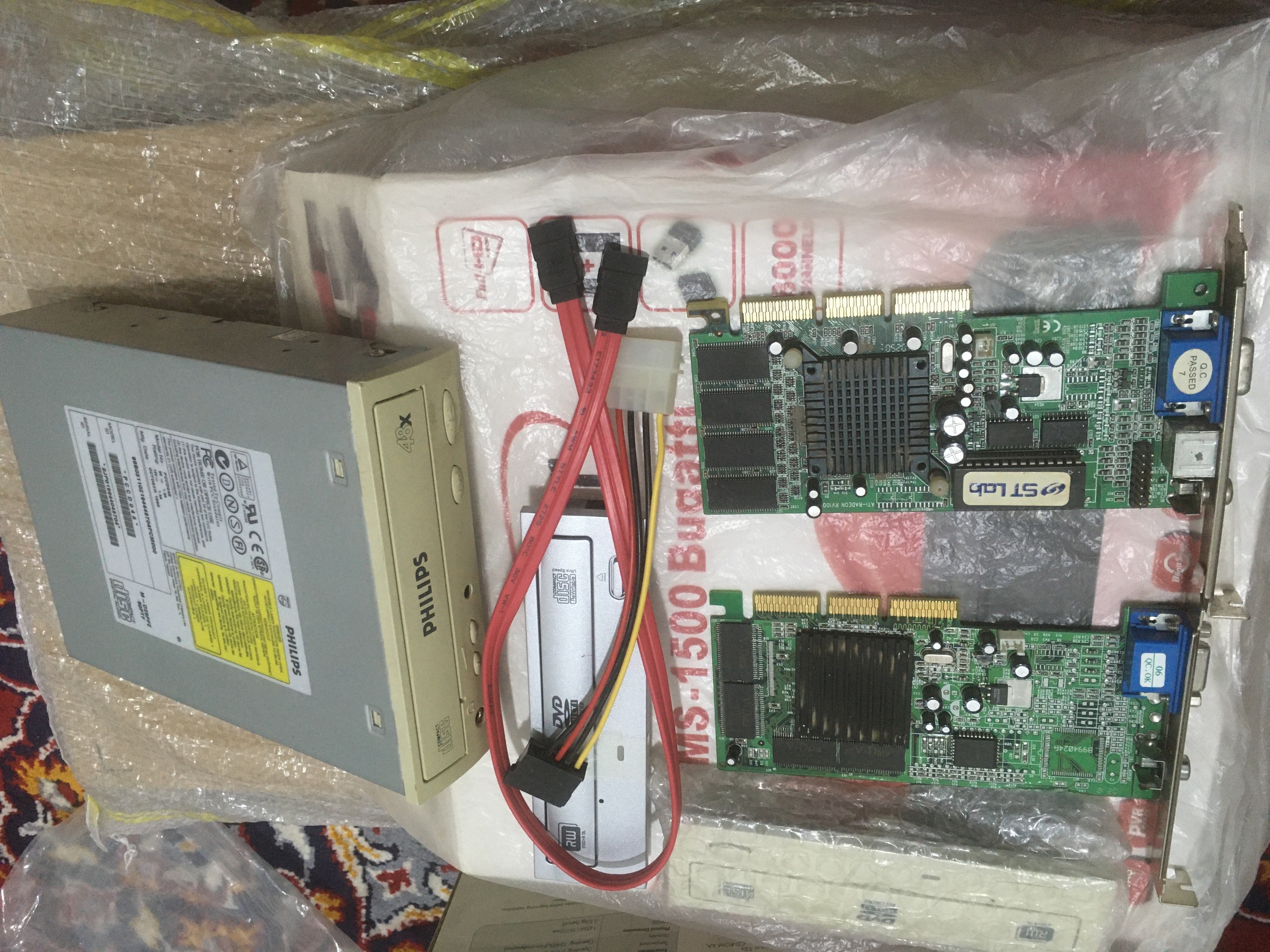 کارت گرافیک سی دی رایتر کابل ساتا