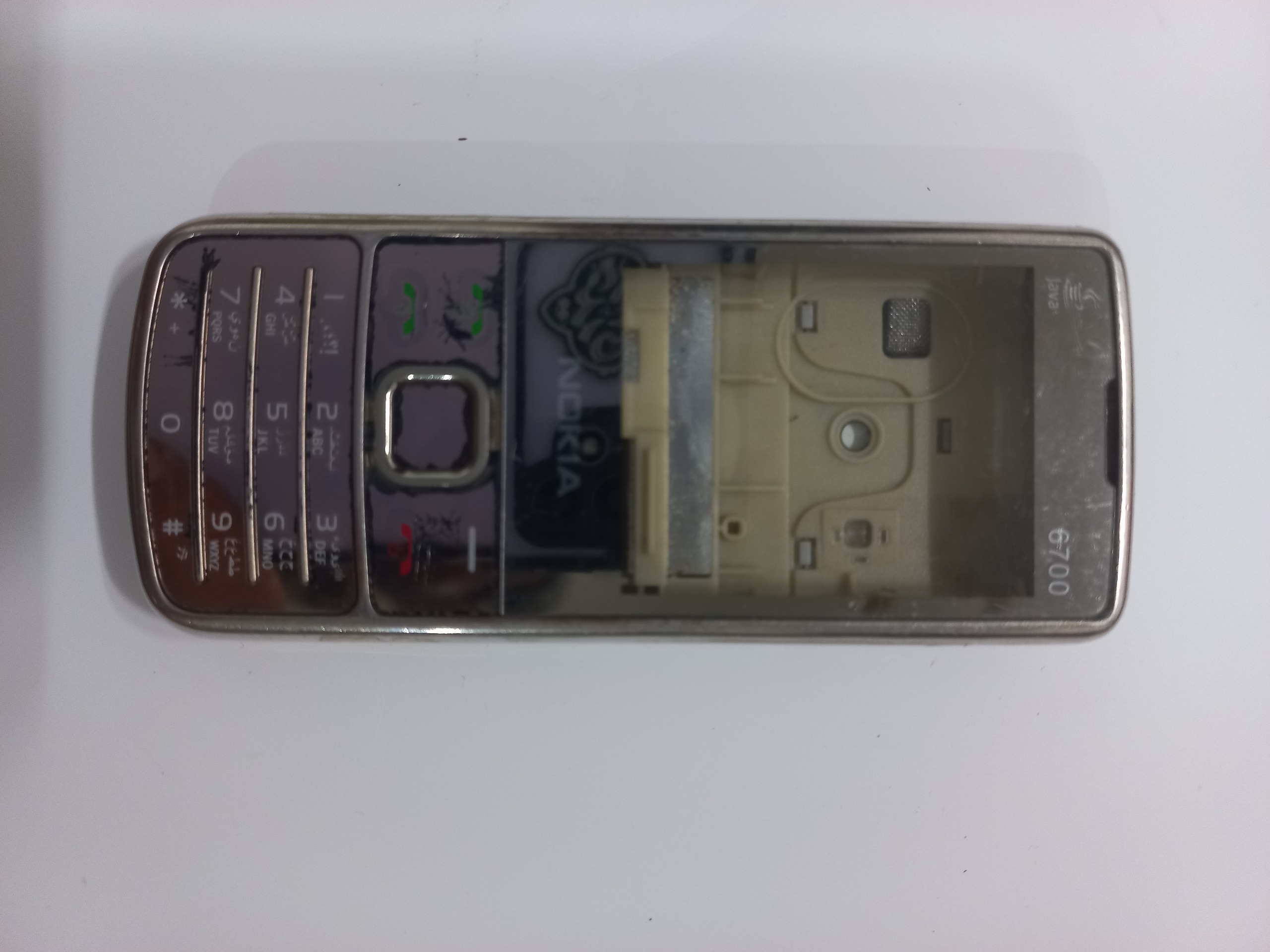 قاب پشت و رو نوکیا Nokia 6700c طلایی