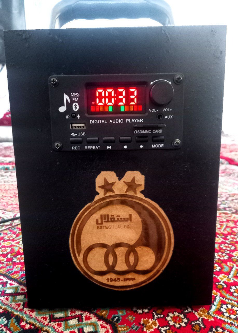 رادیو - اسپیکر بلوتوثی دست ساز