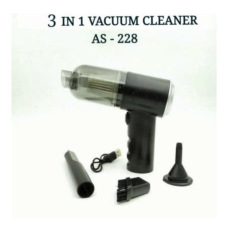 جارو شارژی خودرو - مدل AS-228 (2 کاره)؛