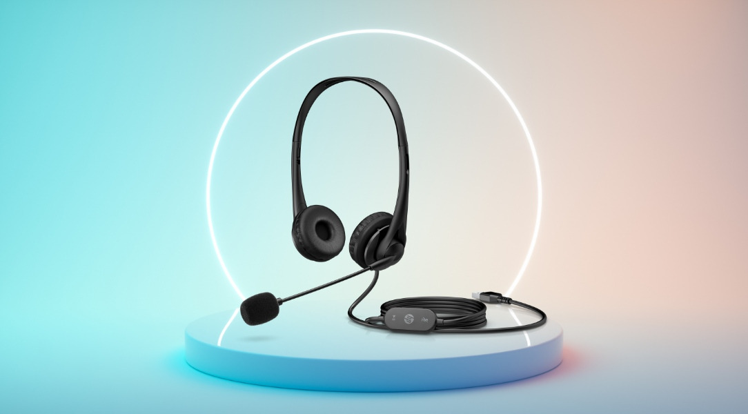 هدست HP Stereo  روکش چرمی