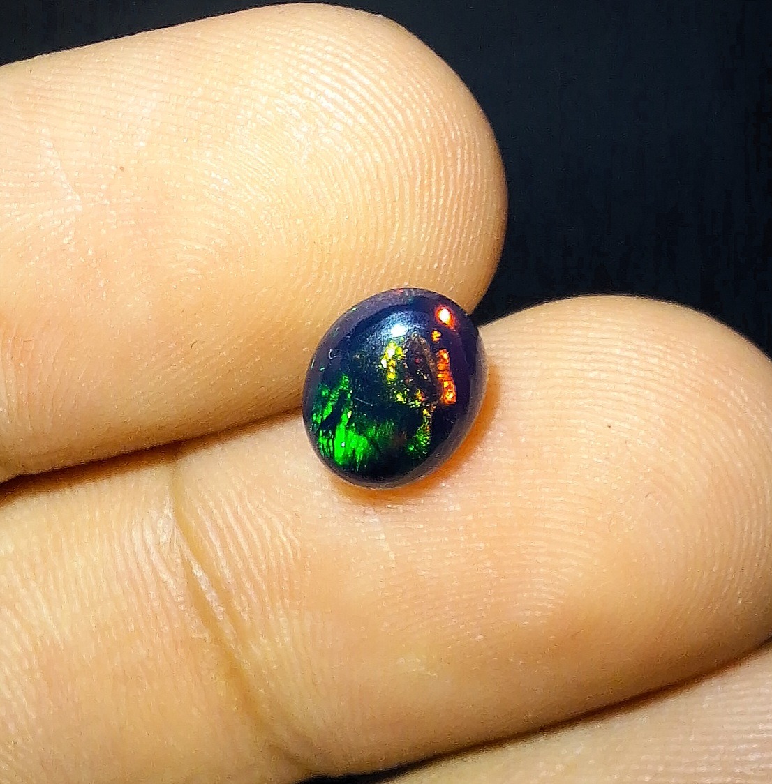 سنگ اپال بلک اتیوپی معدنی کد 435