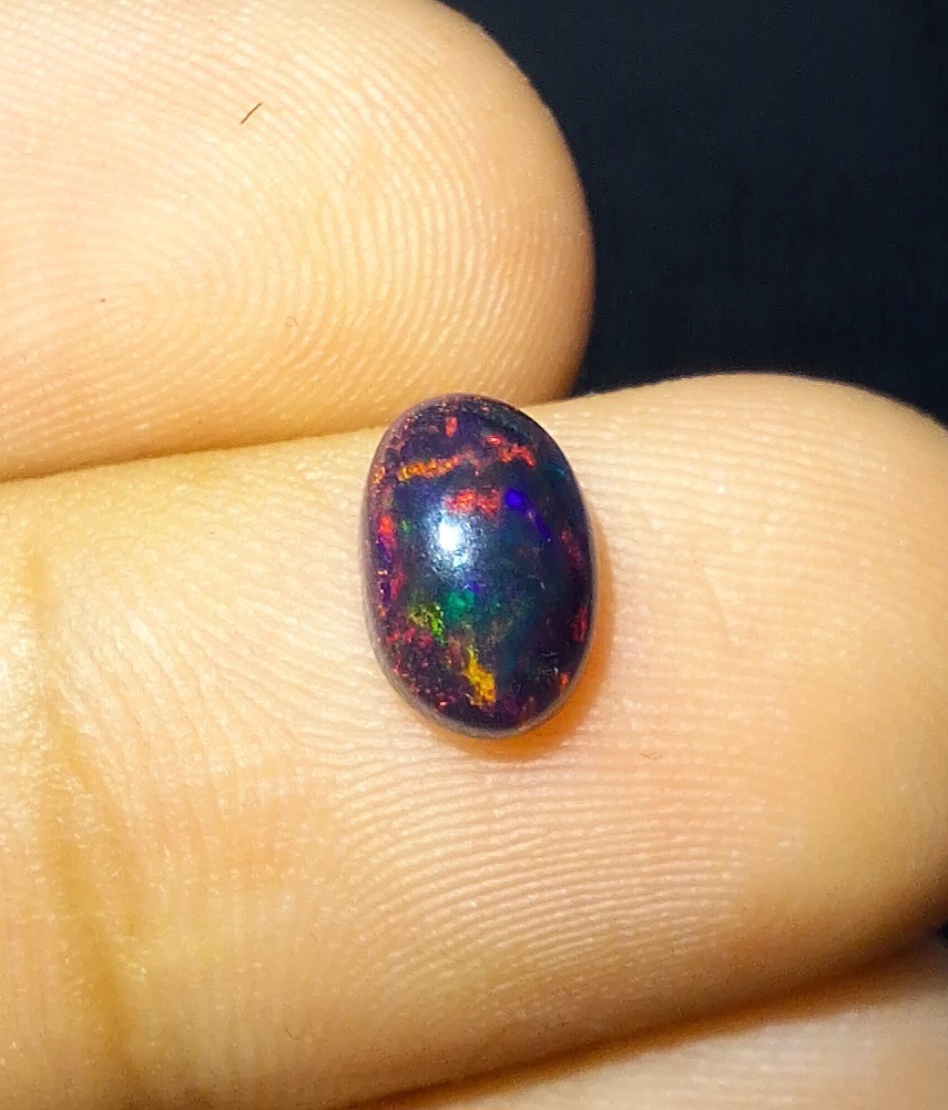 سنگ اپال بلک اتیوپی معدنی کد 443