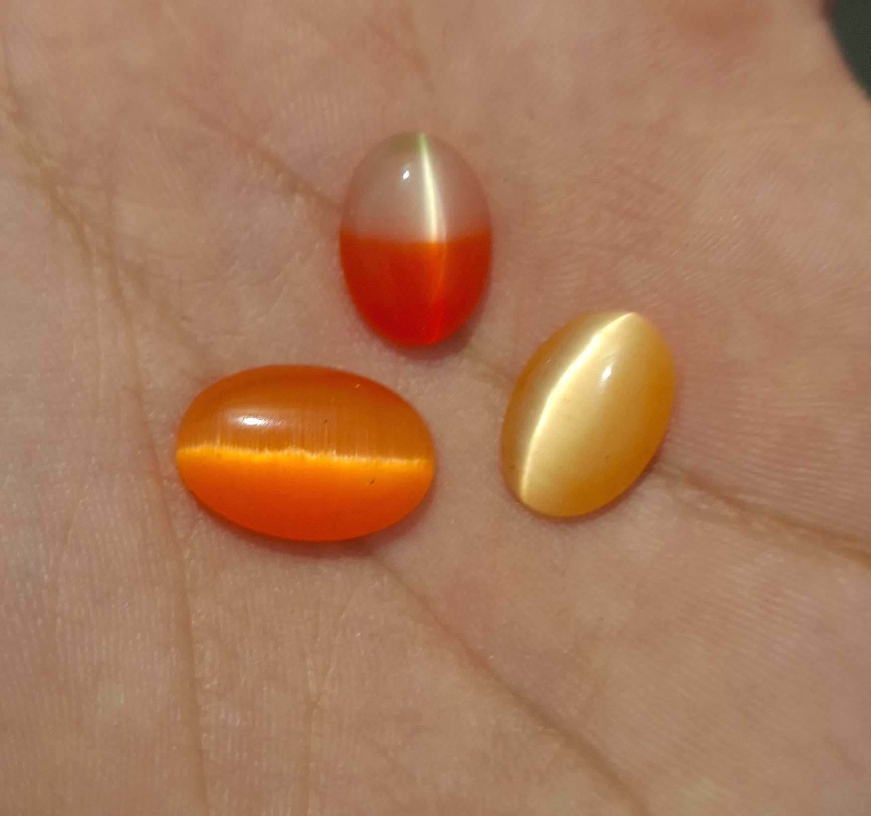 پک 3عددی سنگ چشم گربه اصل کد A148