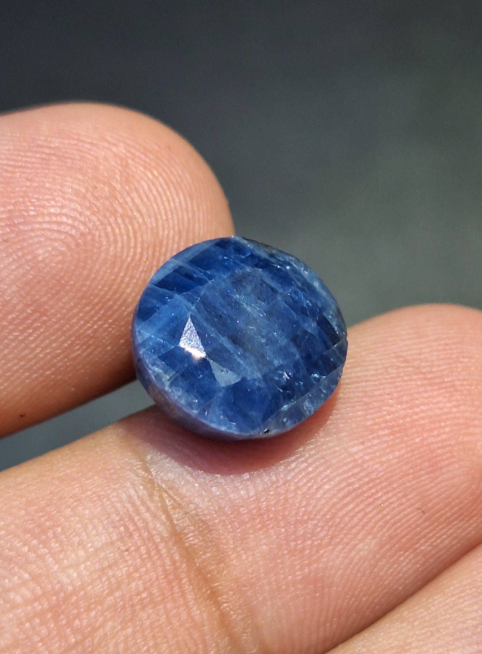 سنگ یاقوت کبود آفریقا اصل معدنی کد 802