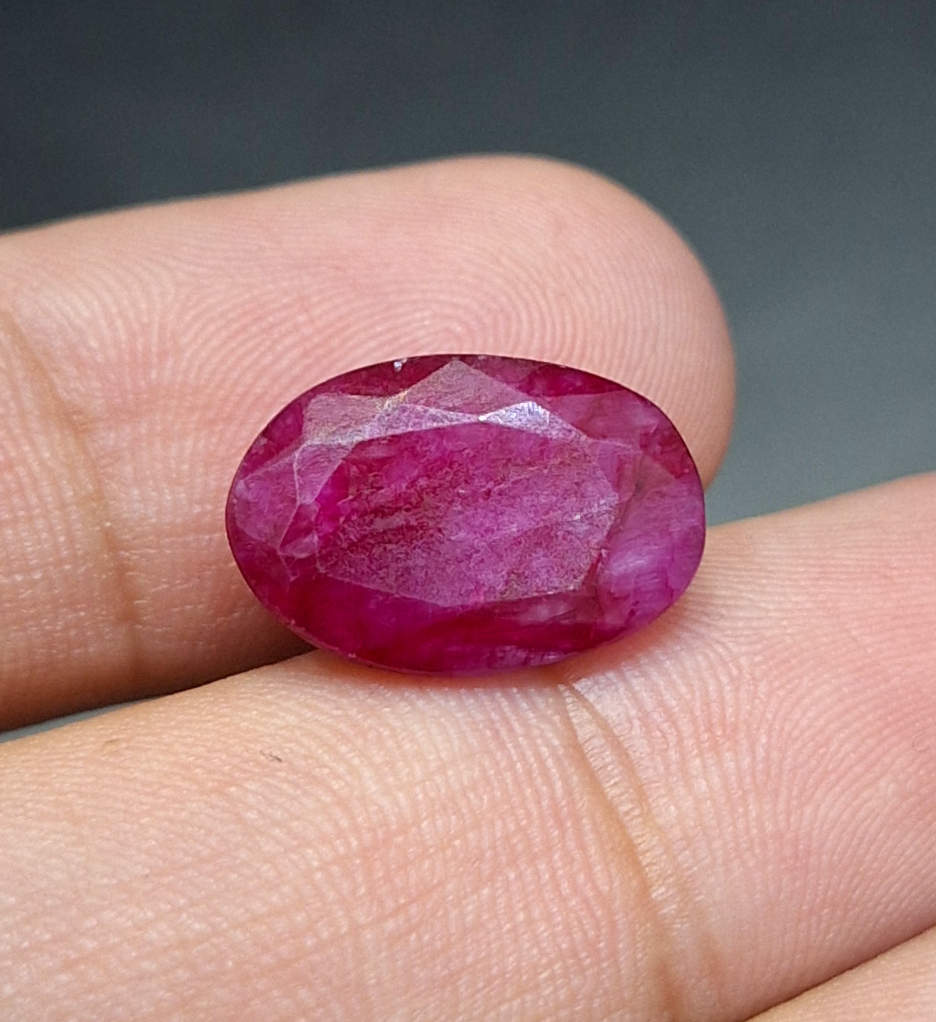 سنگ نگین یاقوت سرخ اصل معدنی کد822