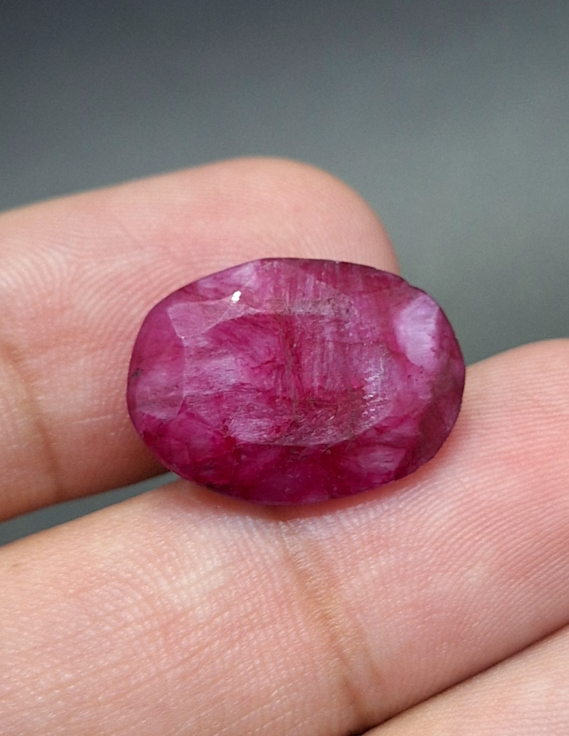 سنگ نگین یاقوت سرخ اصل معدنی کد 825