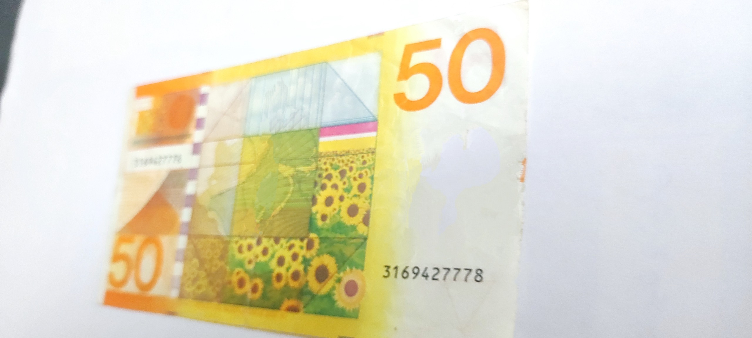 اسکناس 50 گیلدن ، گیلدر هلند