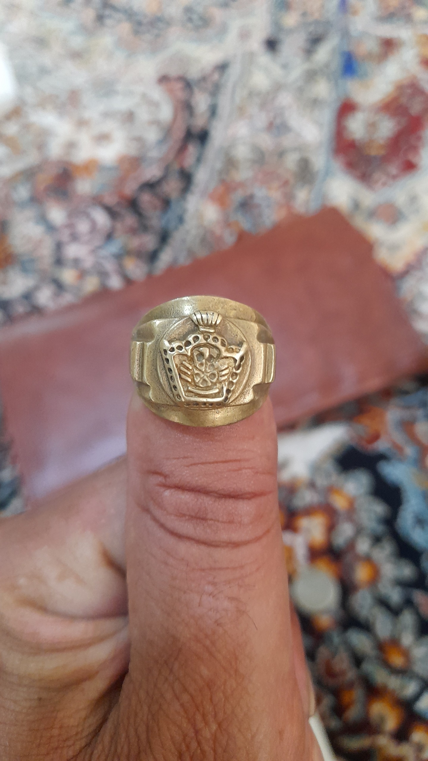 انگشتر  روسی طرح طلا