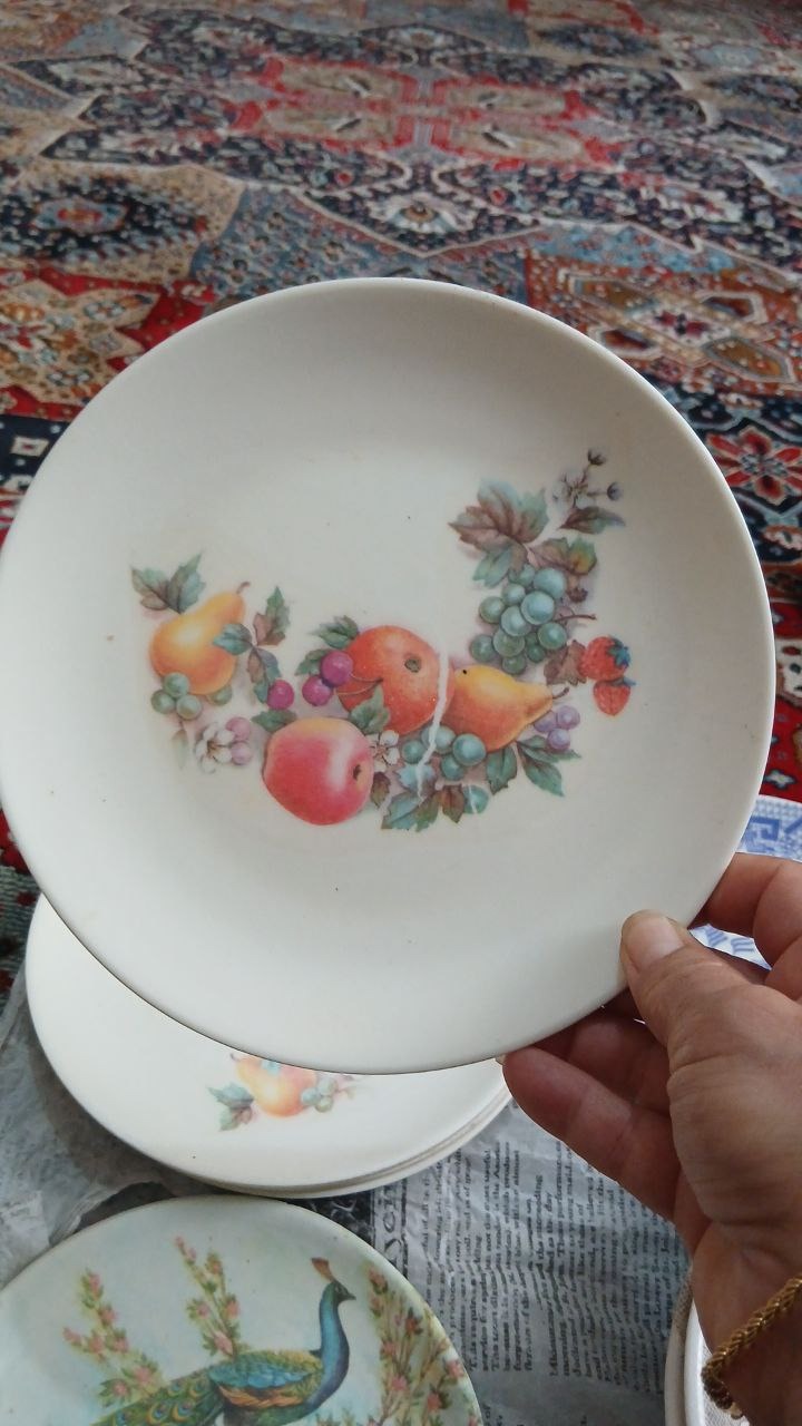 بشقاب پلوخوری طرح میوه