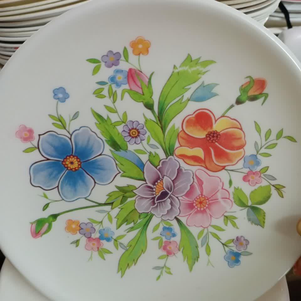 پلوخوری گلدار نو 9 6دد 450 تومن