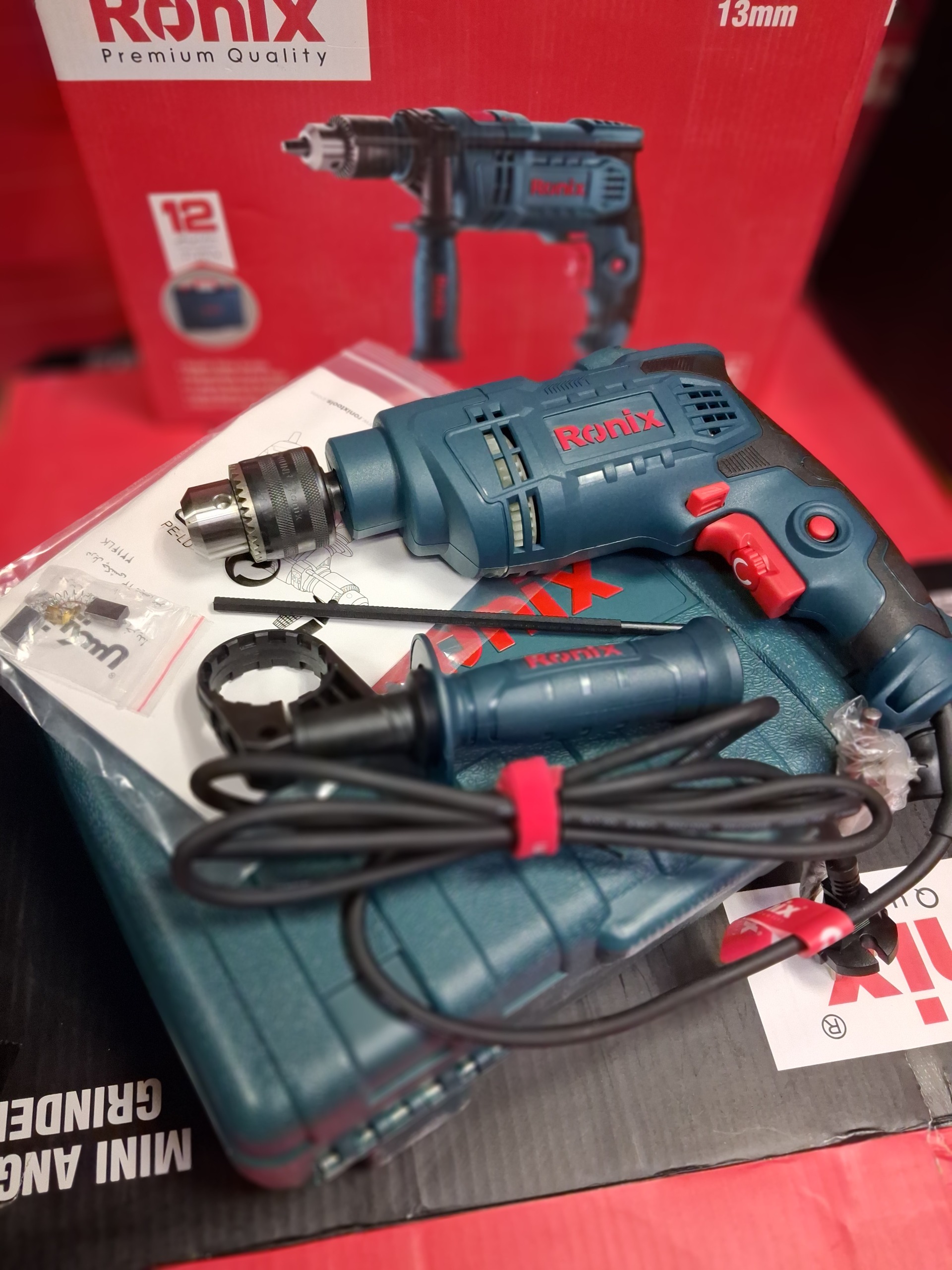 دریل چکشی رونیکس مدل 2214lk