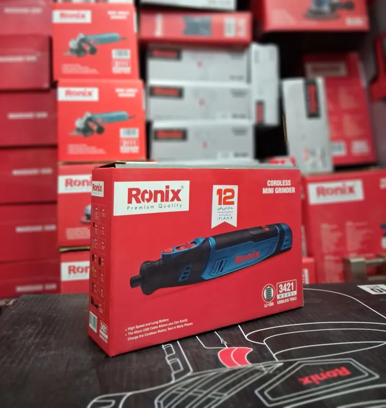 فرز مینیاتوری 8 ولت شارژی رونیکس Ronix مدل 3421