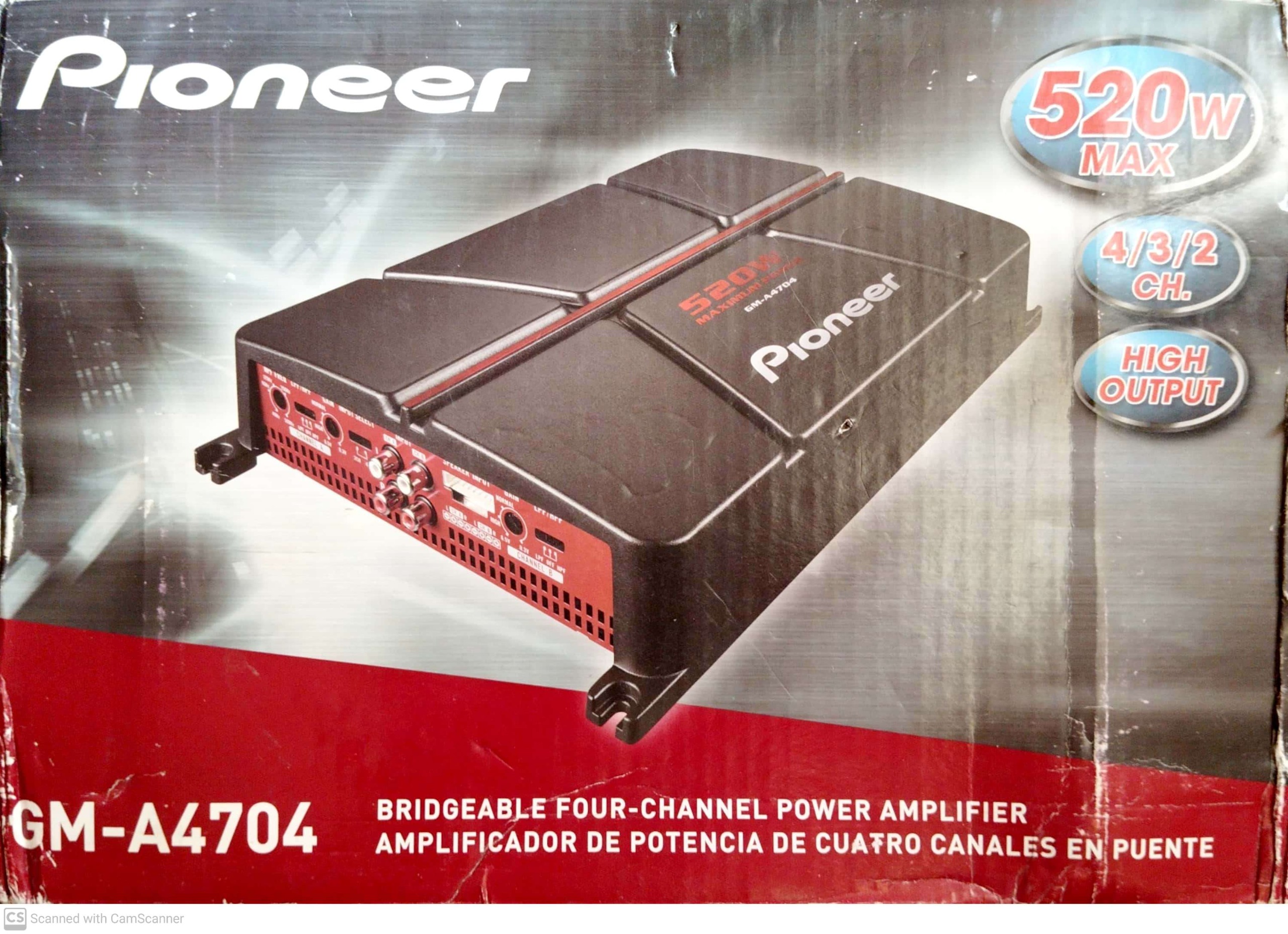 آمپلی فایر pioneer مدل  GM-A4704