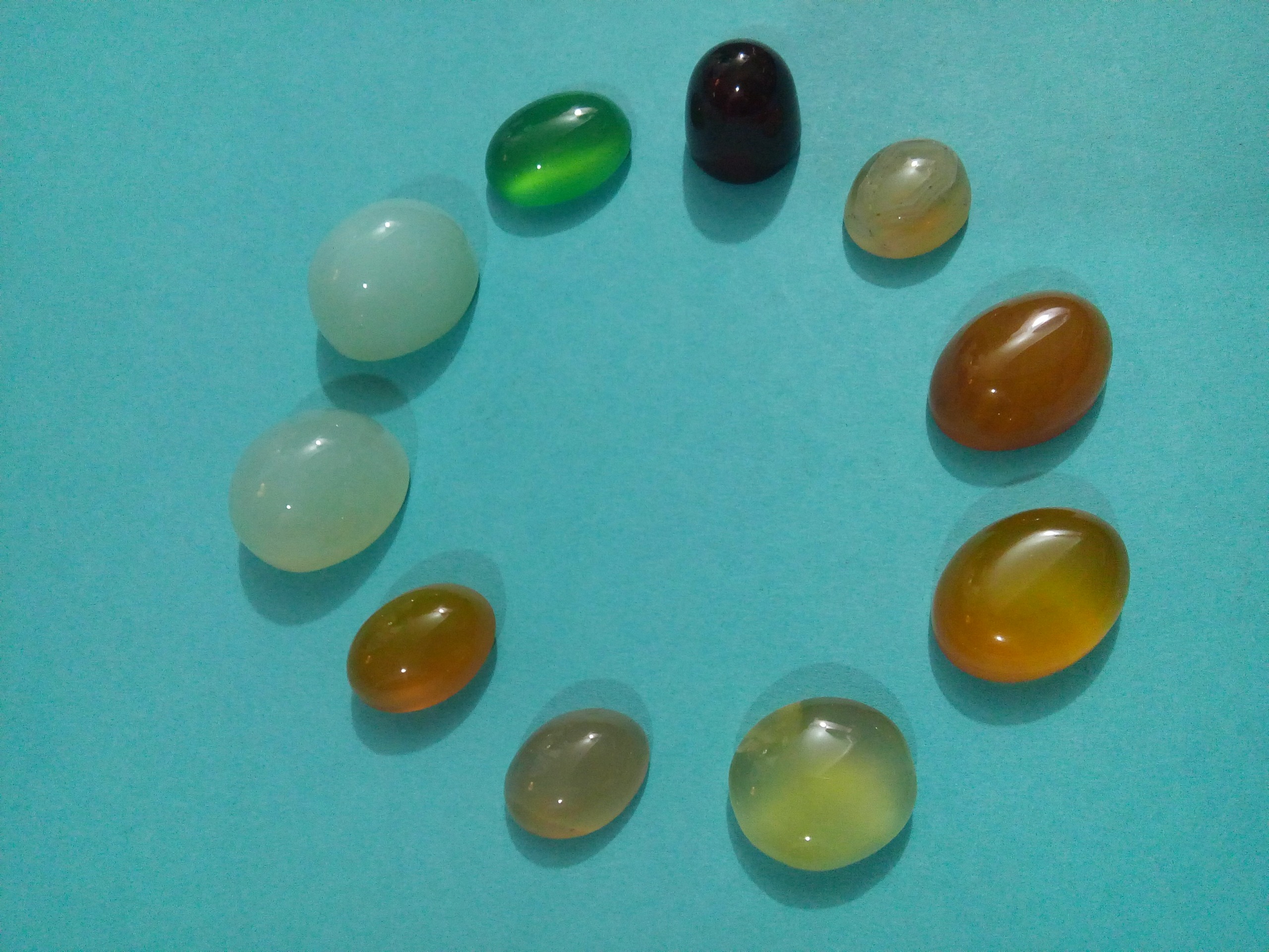 10 نگین عقیق های خوش رنگ